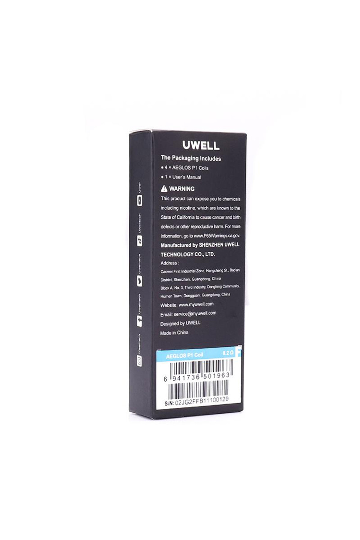 Uwell AEGLOS P1 Yedek Coil (5 Adet)