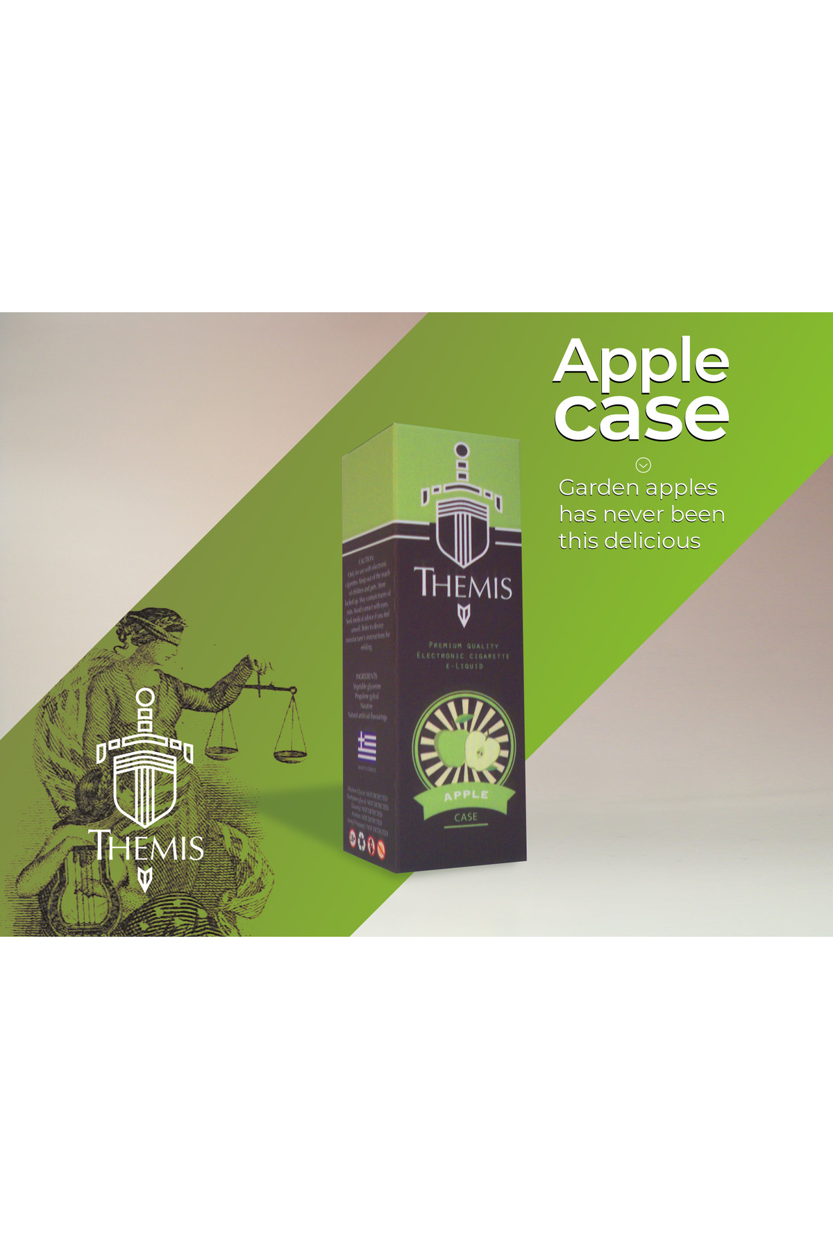 Themis Premium e-Liquid - Apple Case Elektronik Sigara Likiti (30 ml)