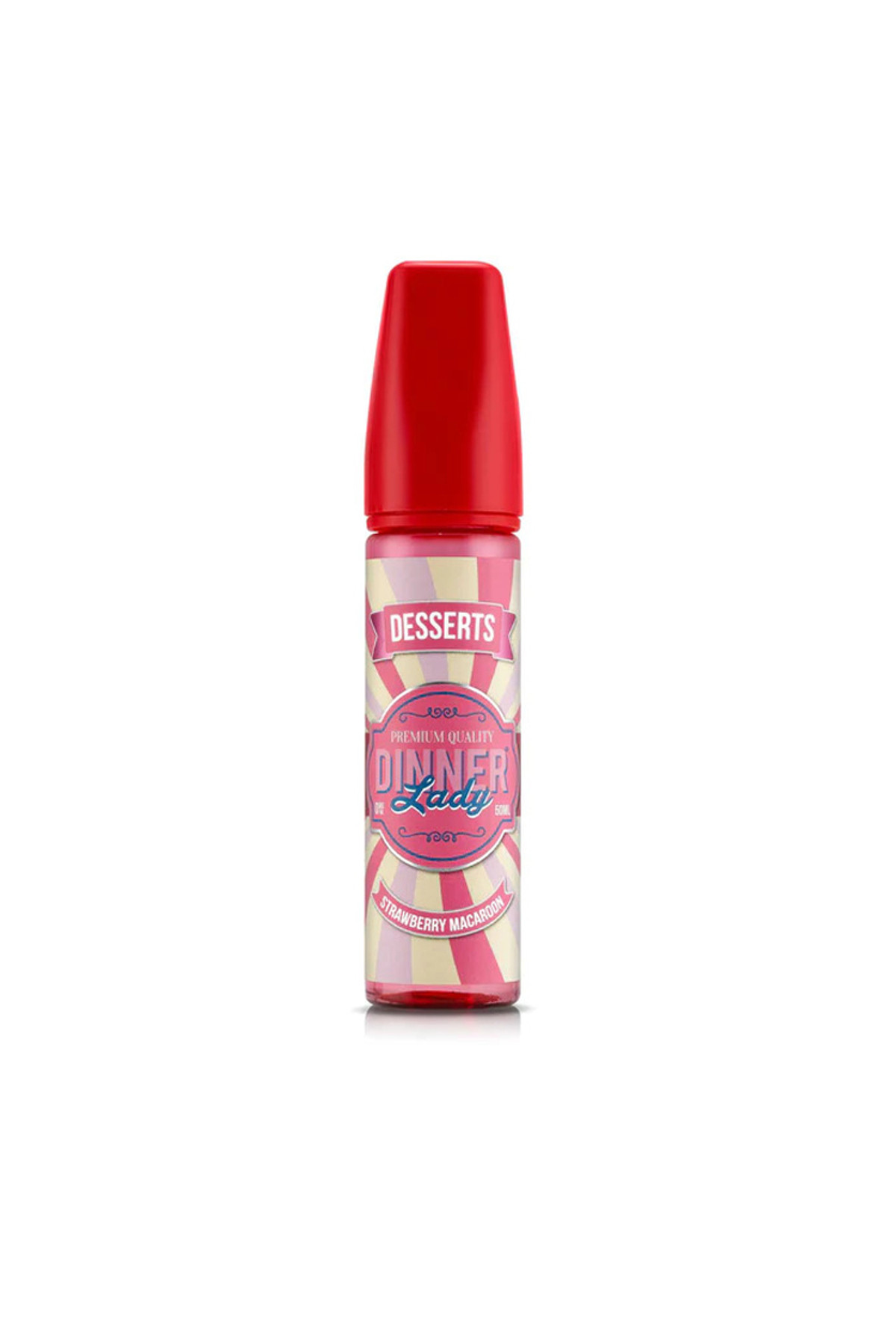 Dinner Lady - Strawberry Macaroon (60 ML) Likit