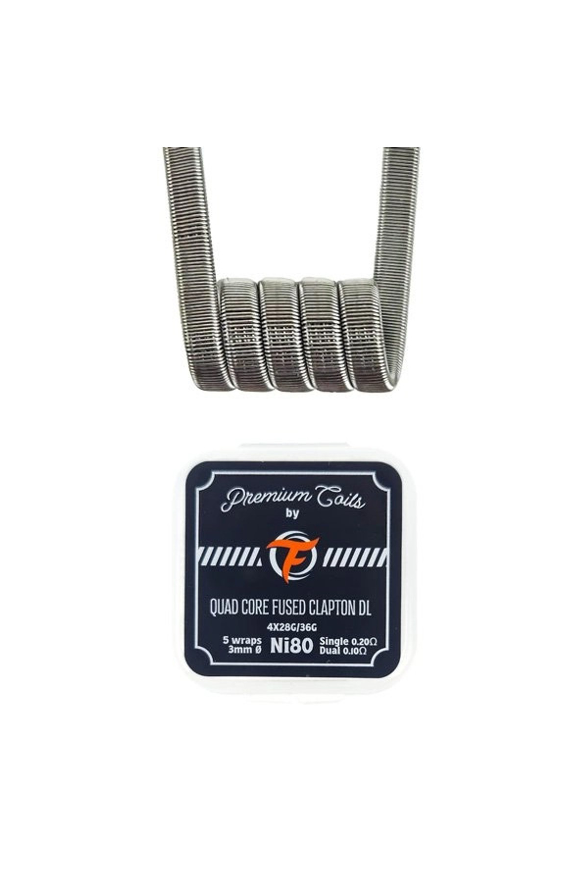 Fumytech Quad Core Fused Clapton DL Ni80 0.20oHm (10 Adet Hazır Tel)