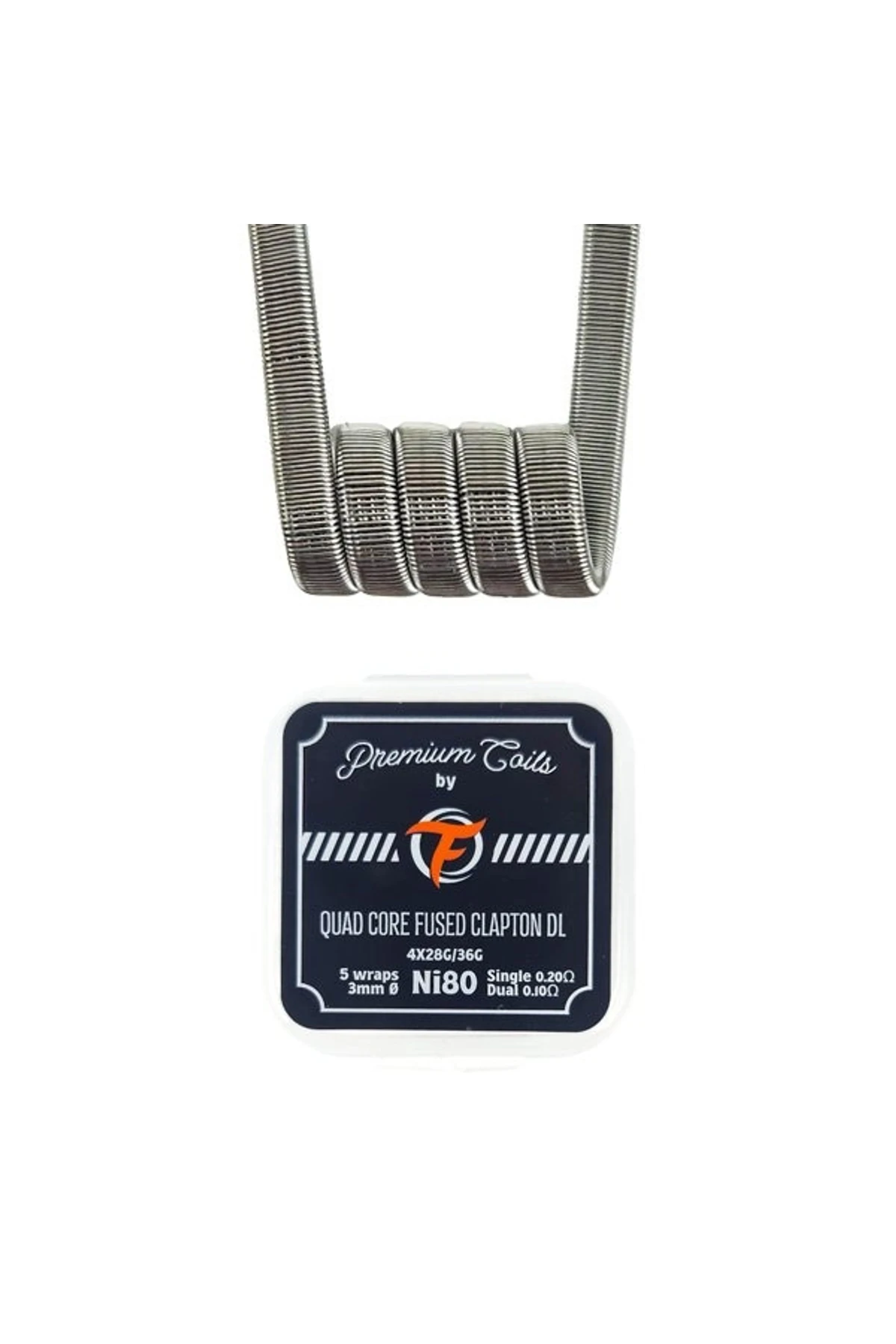 Fumytech Quad Core Fused Clapton DL Ni80 0.20oHm (10 Adet Hazır Tel)