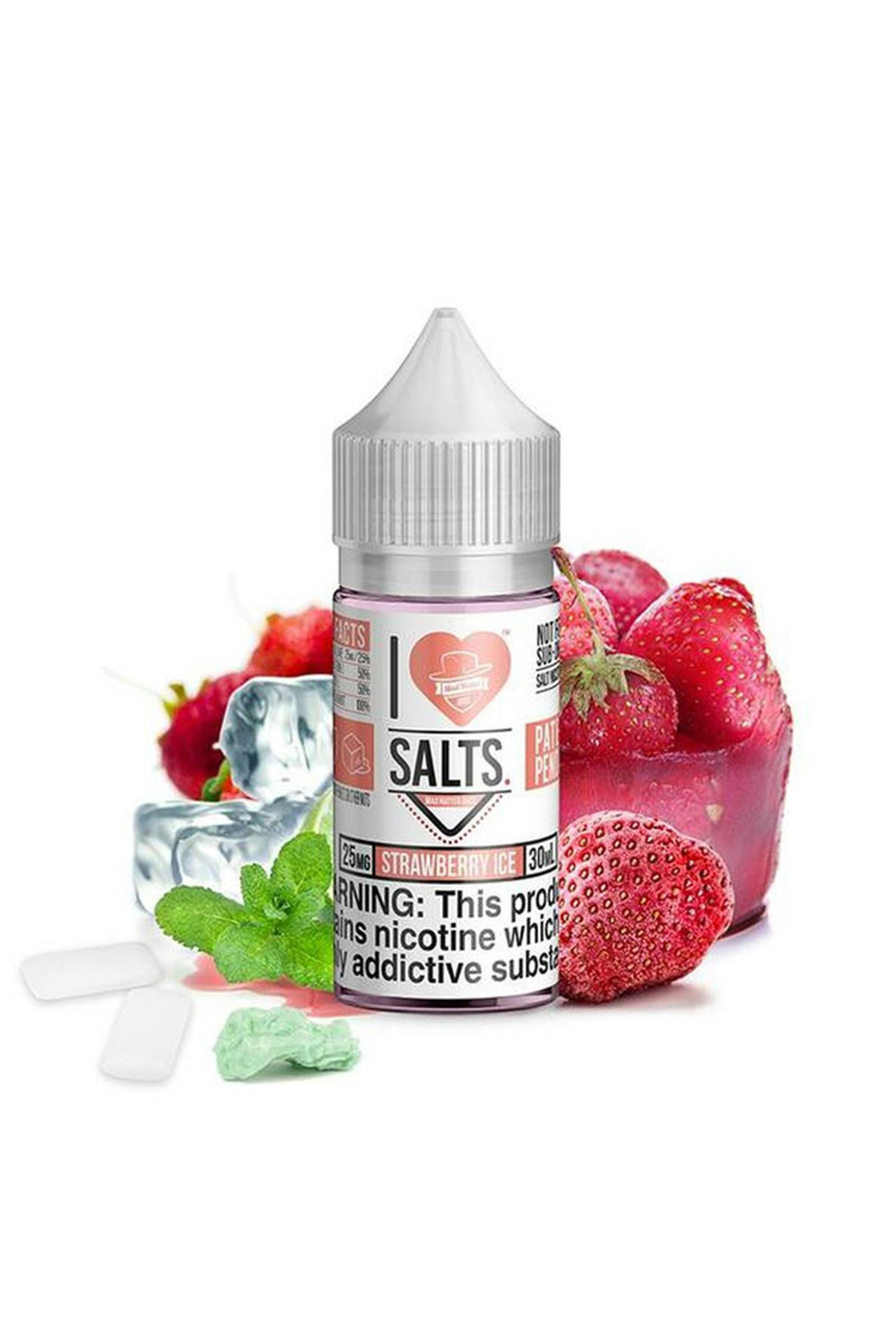 I Love Salts - Strawberry ICE (30ML) Salt Likit