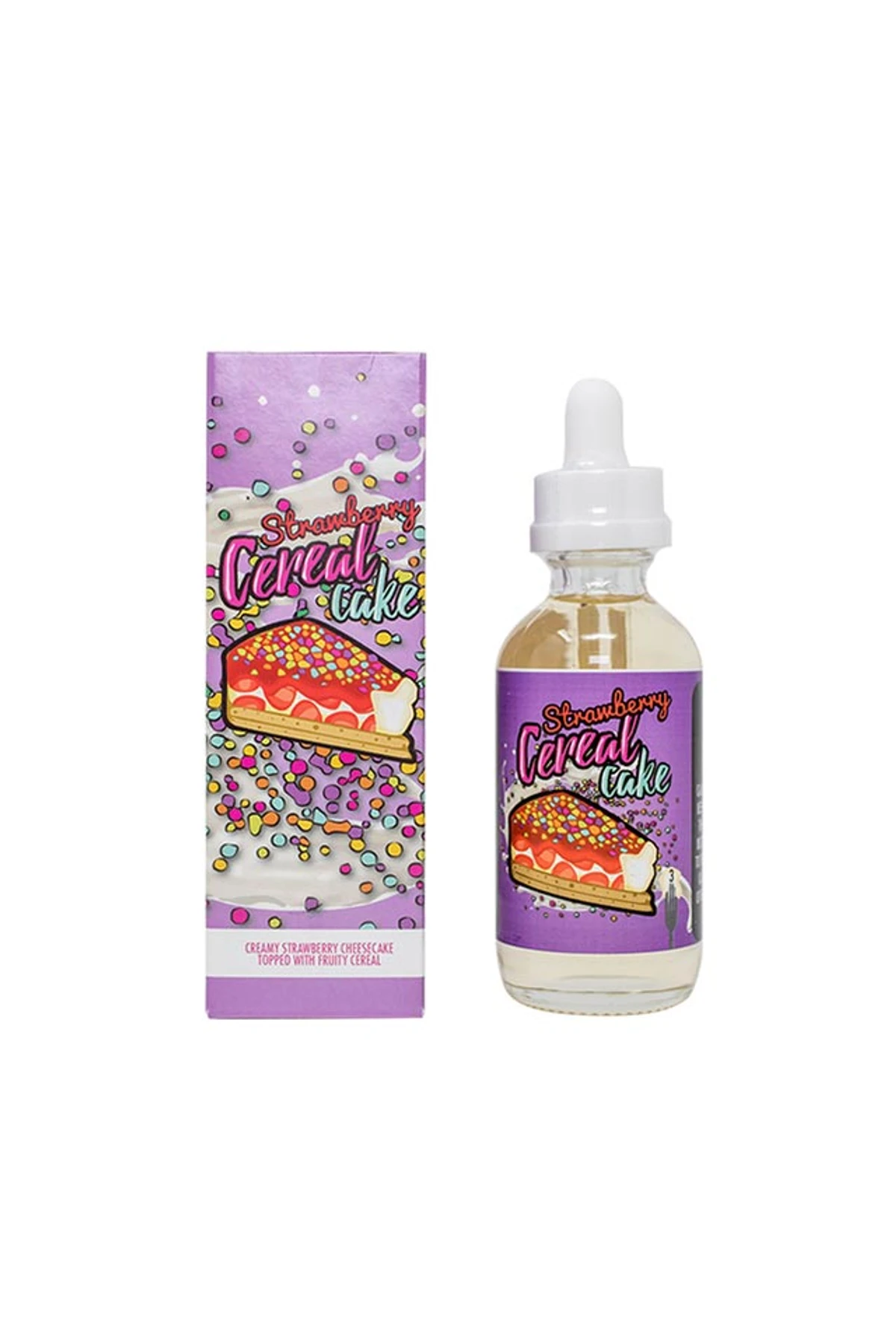 Bomb Sauce - Strawberry Cereal Cake 60ML (Meyveli Mısır Gevreği-Çilek Ve Cheesecake)