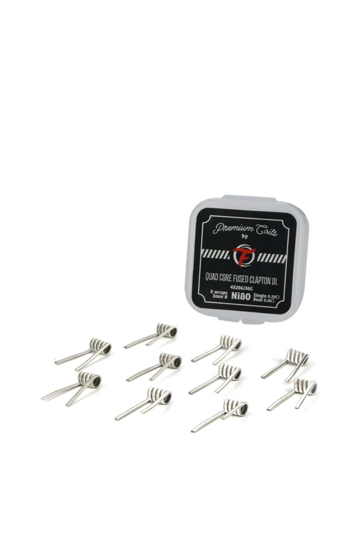 Fumytech Quad Core Fused Clapton DL Ni80 0.20oHm (10 Adet Hazır Tel)