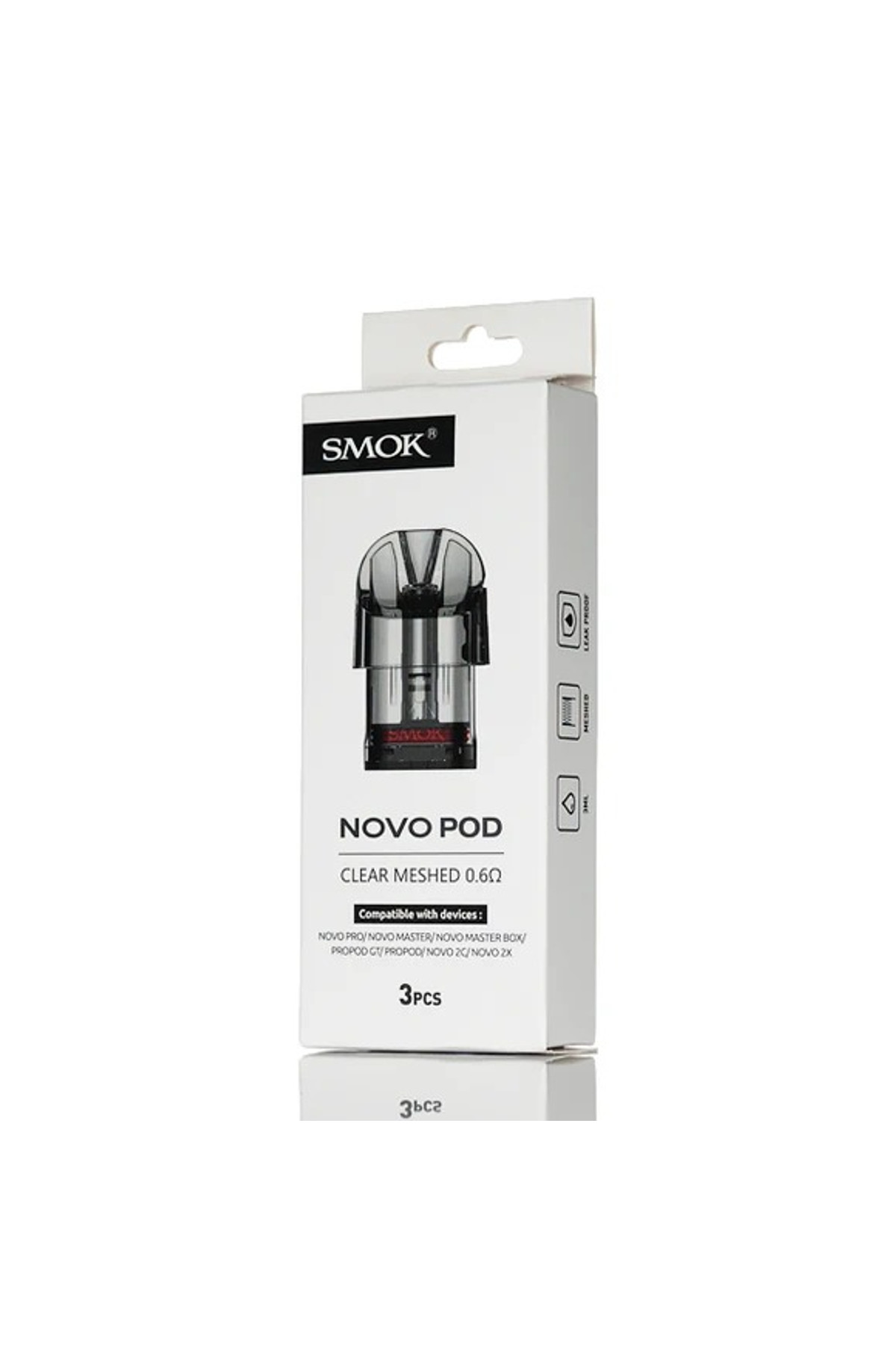 Smok Novo Pod Clear - Novo Kartuş (3 Adet)