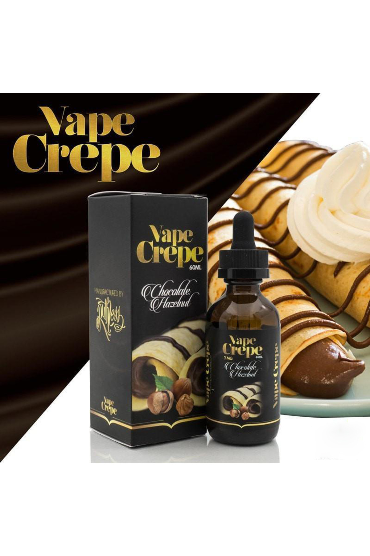 Vape Crepe Chocolate Hazelnut Premium Likit 60ML