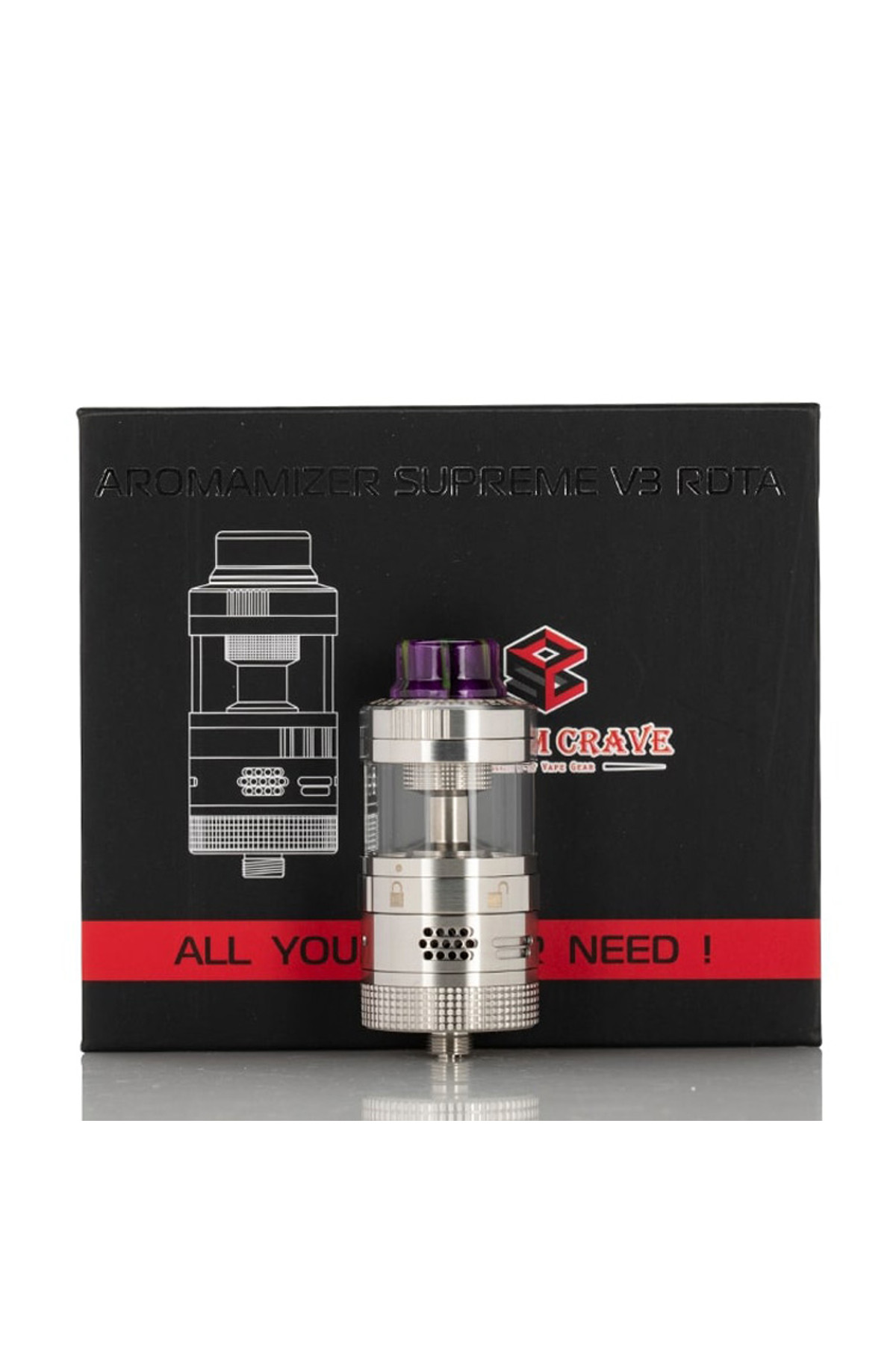 Steam Crave Aromamizer SUPREME V3 Atomizer 25mm RDTA 