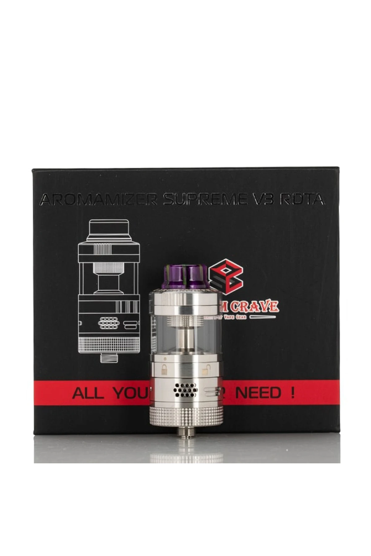 Steam Crave Aromamizer SUPREME V3 Atomizer 25mm RDTA 