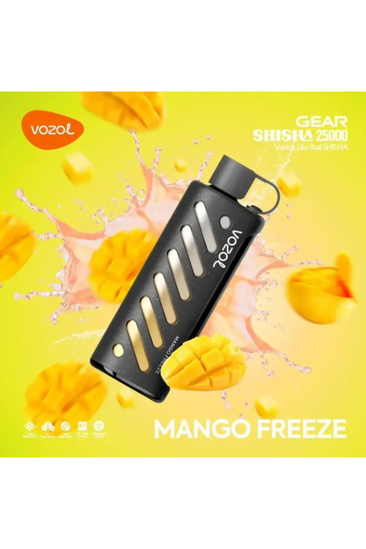 VOZOL GEAR 25000 Mango Freeze