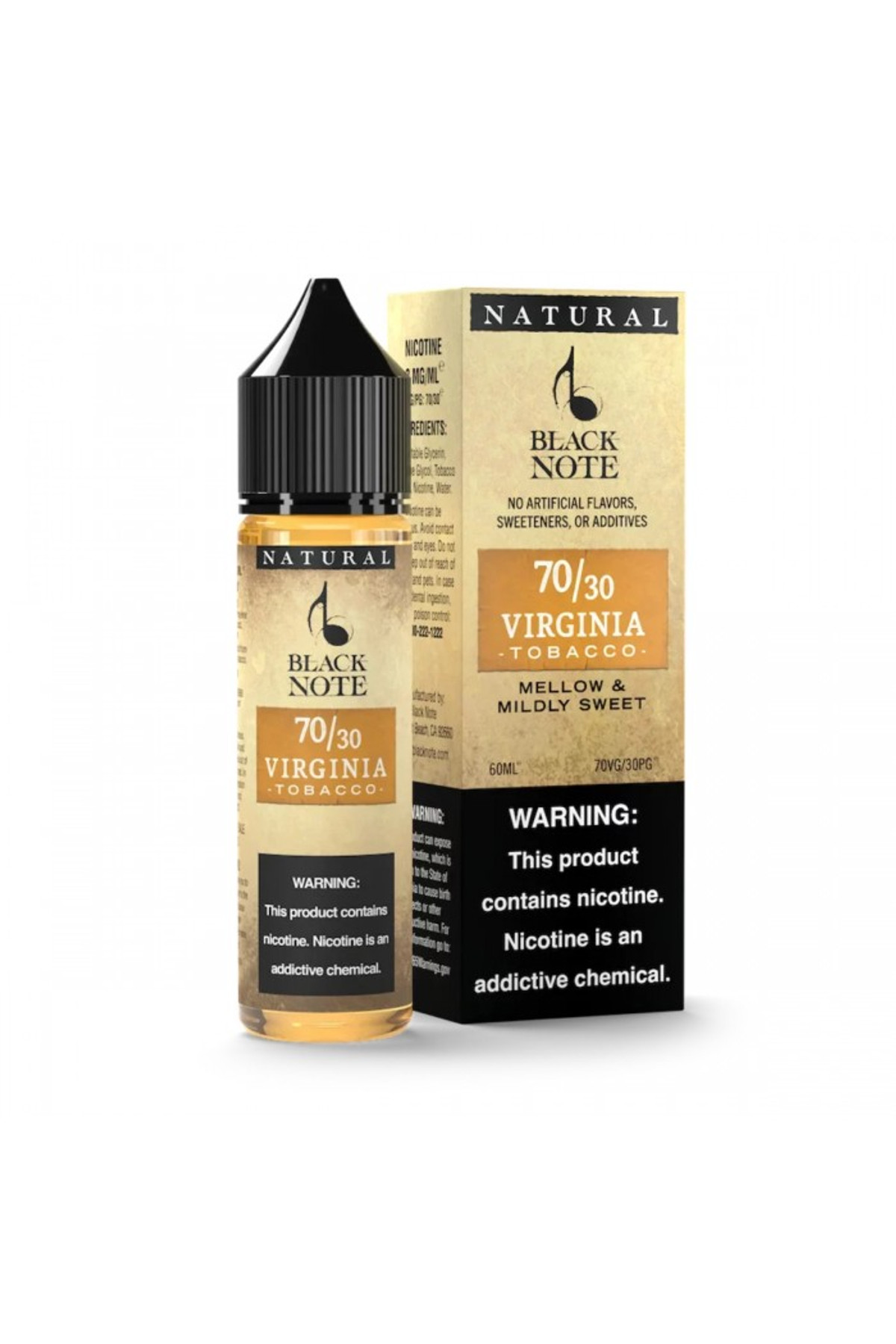 Black Note - Virginia Tobacco 60ML (Tatlı Tütün)