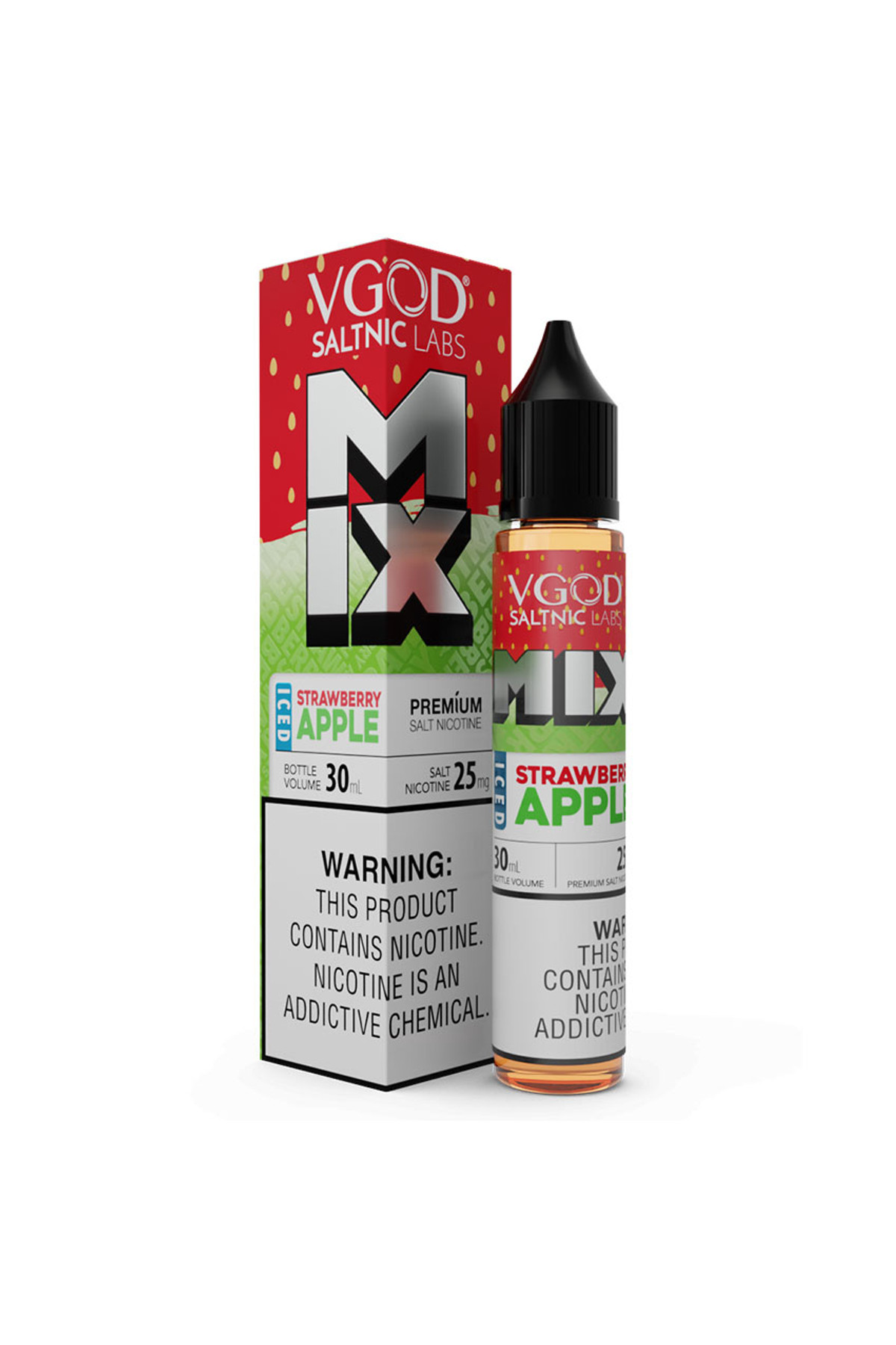 VGOD SaltNic - Strawberry Apple Mix Iced Salt Likit (30ML)