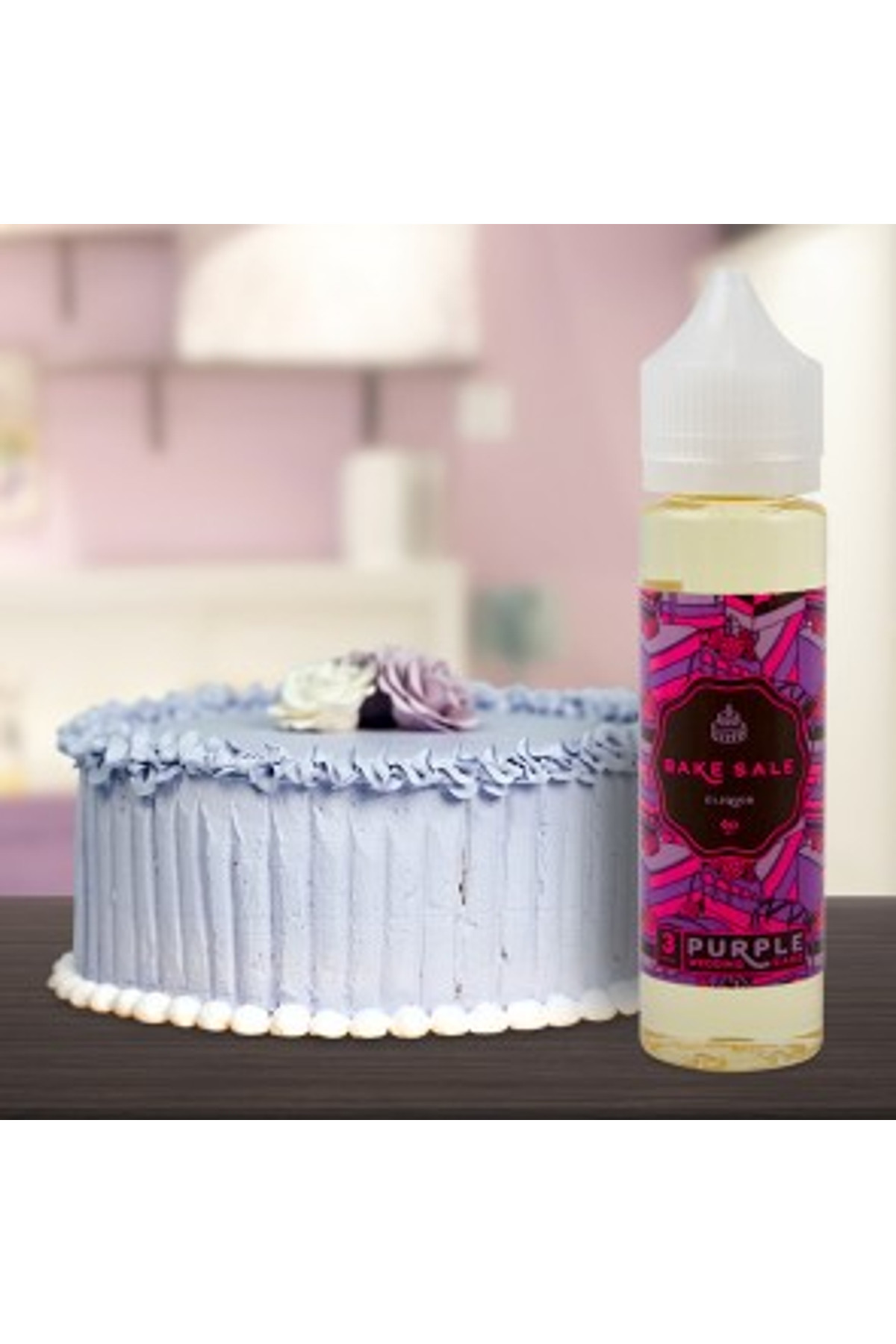 Charlie s Chalk Dust - Bake Sale - Purple Wedding Cake - Premium Elektronik Sigara Likiti (60 ML)