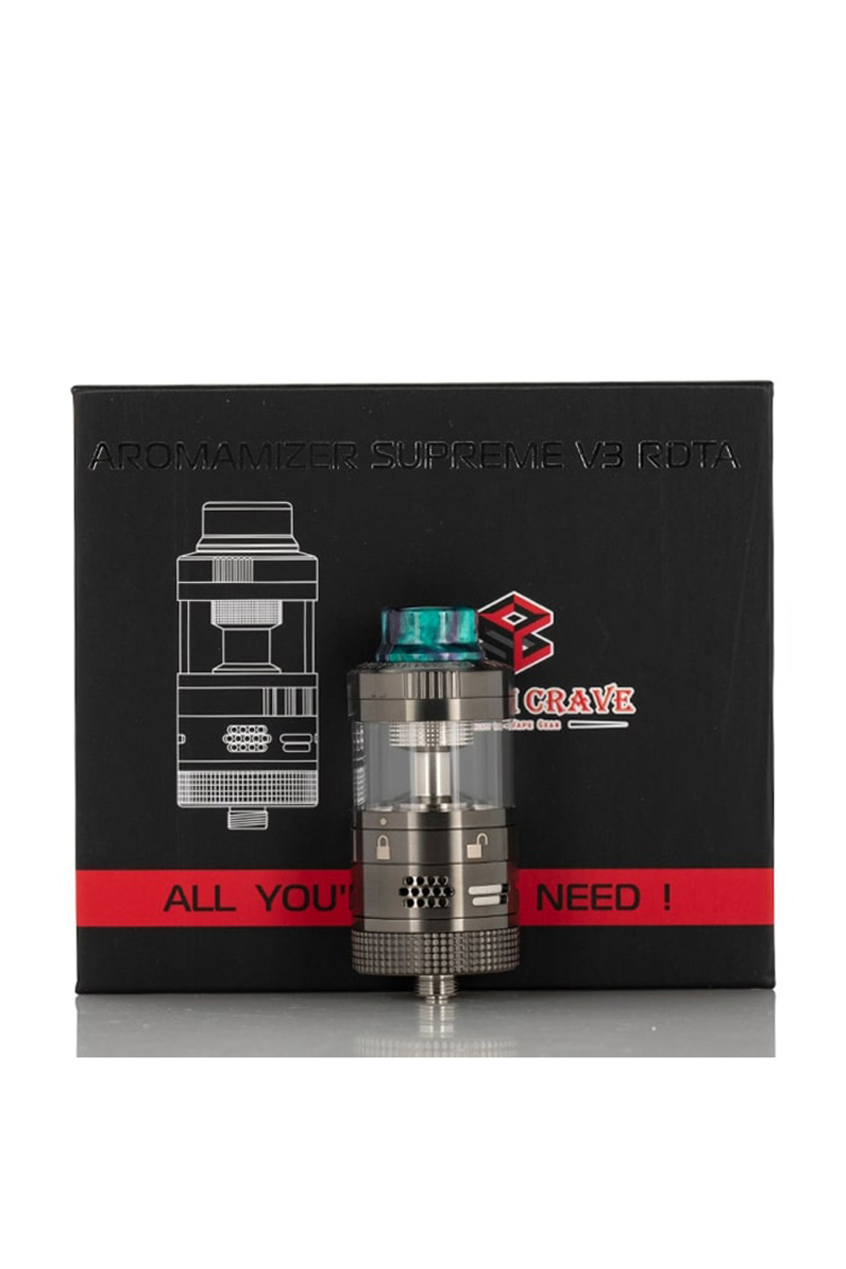 Steam Crave Aromamizer SUPREME V3 Atomizer 25mm RDTA 