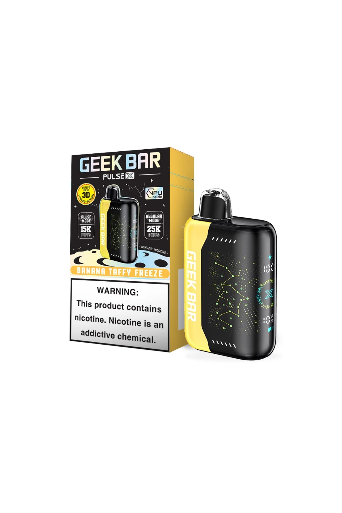 GeekBar Pulse X 25000 Banana Taffy Freeze