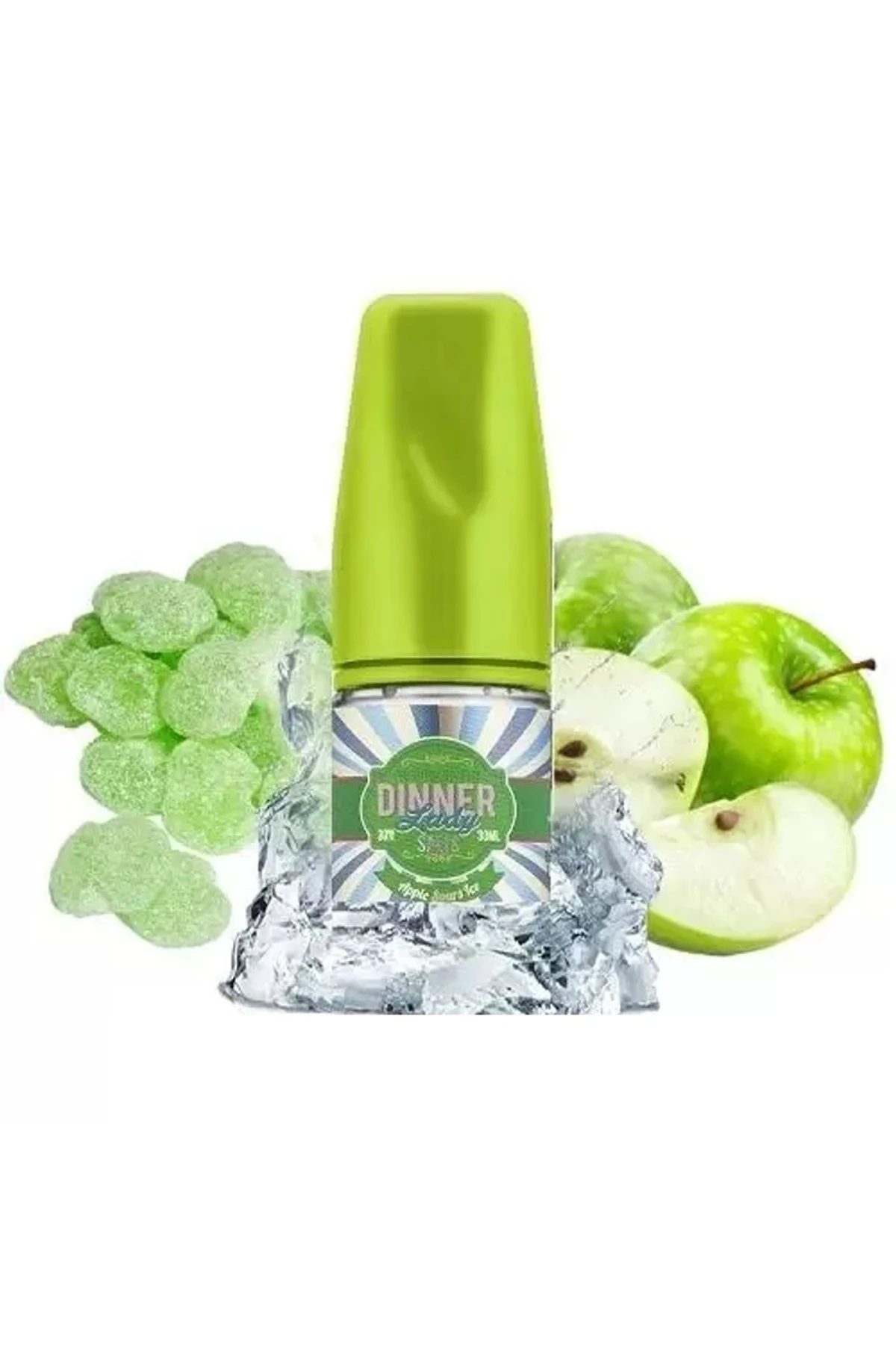 Dinner Lady - Apple Sours ICE Salt Likit (30ML)