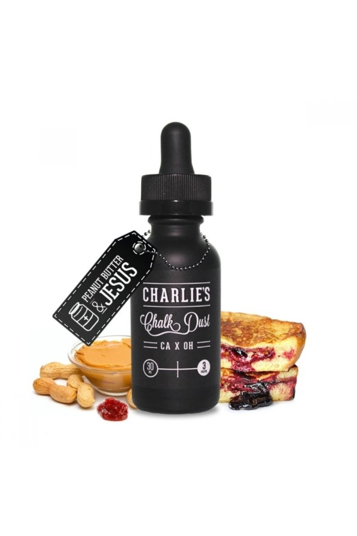 Charlie s Chalk Dust - Peanut Butter Jesus Premium Elektronik Sigara Likiti (30 ML)
