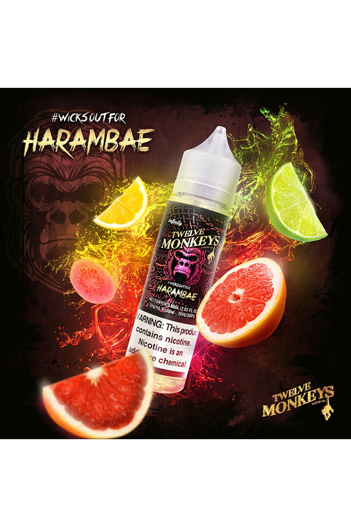 Twelve Monkeys Vapor - Harambae (60ML)