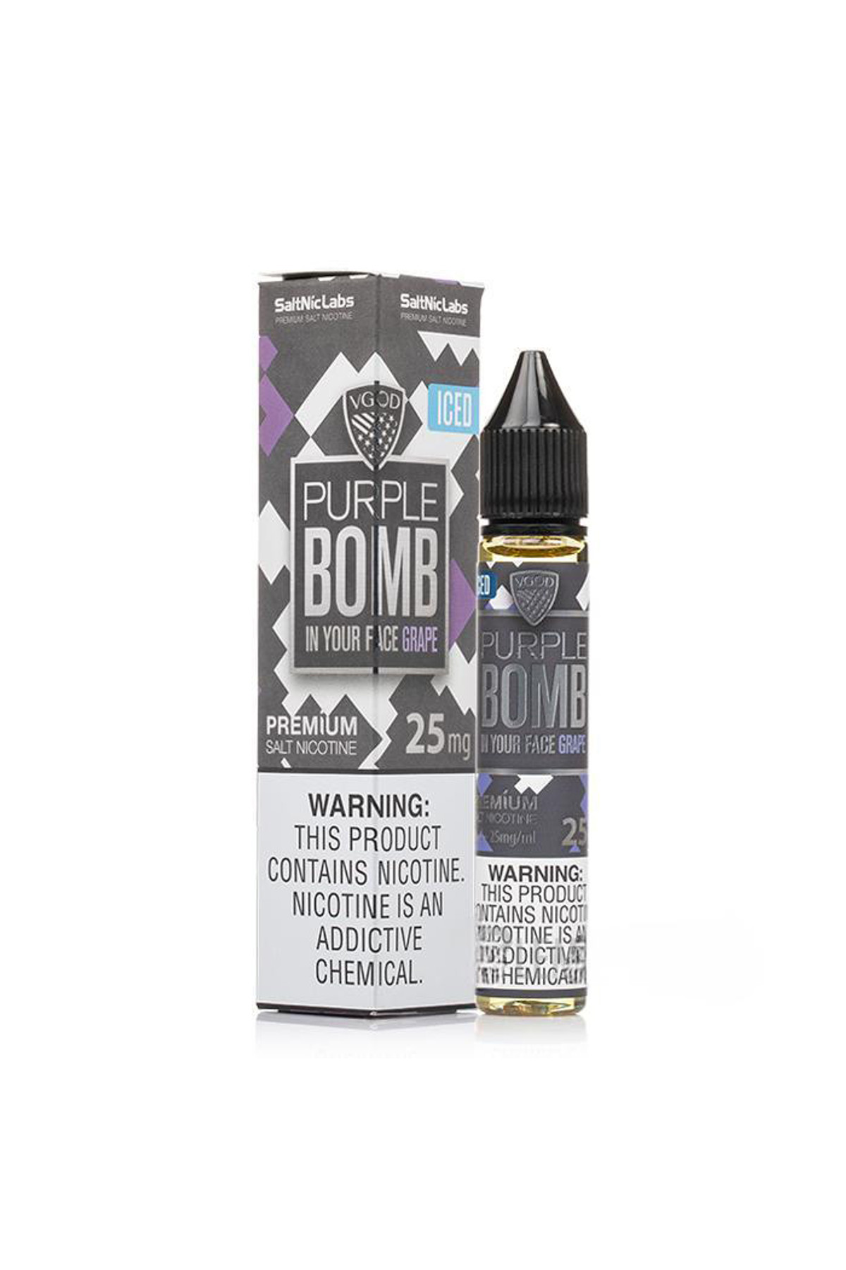 VGOD SaltNic - Purple Bomb ICED Salt Likit (30ML)