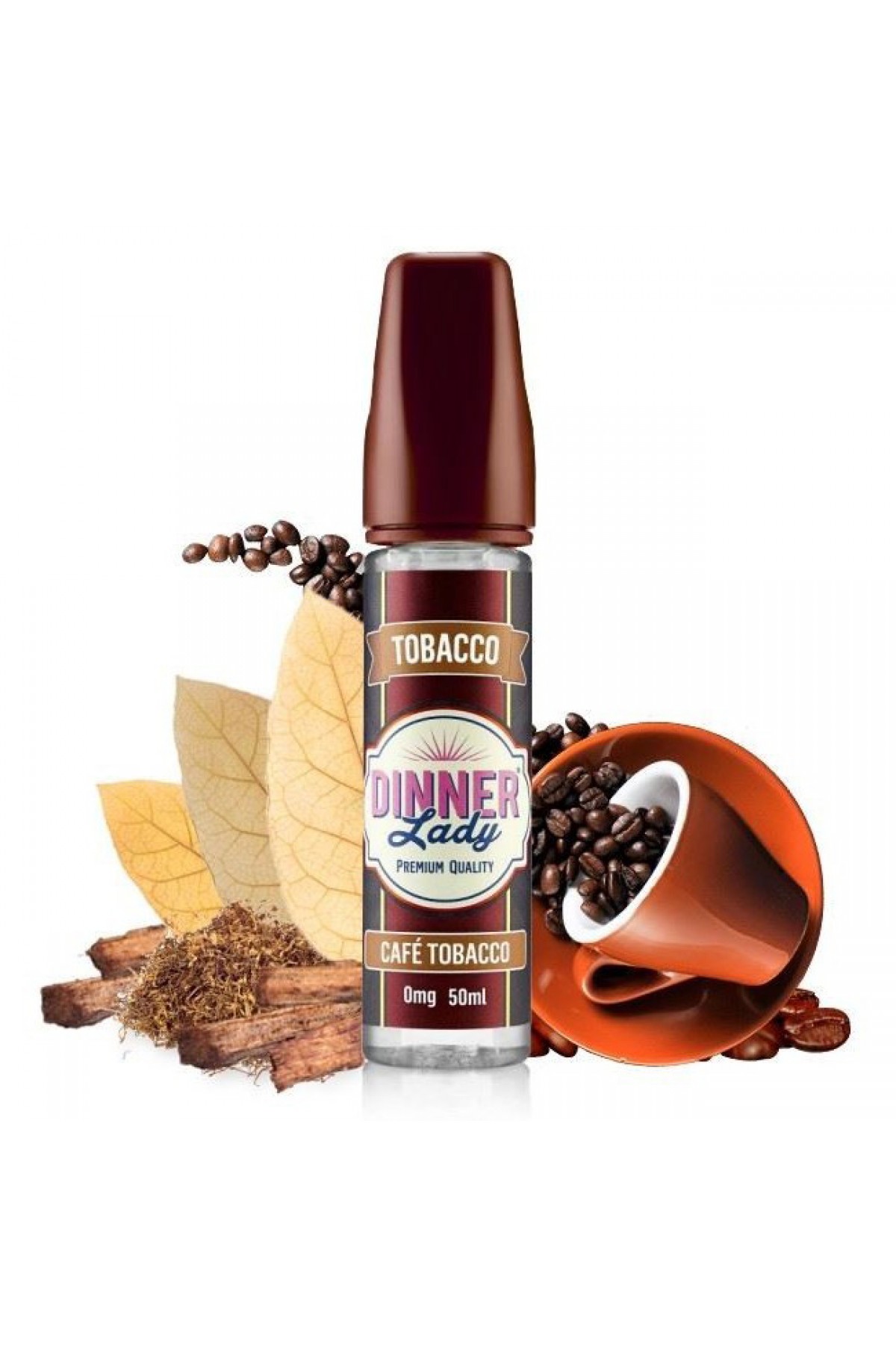 Dinner Lady Cafe Tobacco Premium Likit (60ML) Dinner Lady Cafe Tobacco Premium Likit (60ML)