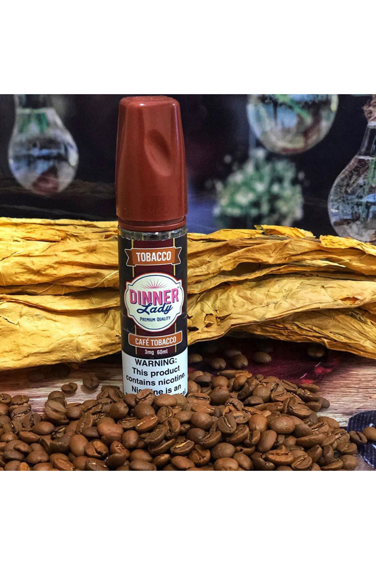 Dinner Lady Cafe Tobacco Premium Likit (60ML) Dinner Lady Cafe Tobacco Premium Likit (60ML)