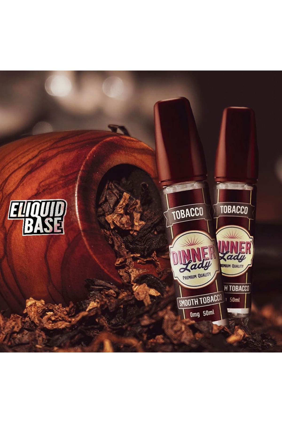 Dinner Lady Smooth Tobacco Premium Likit (60ML)