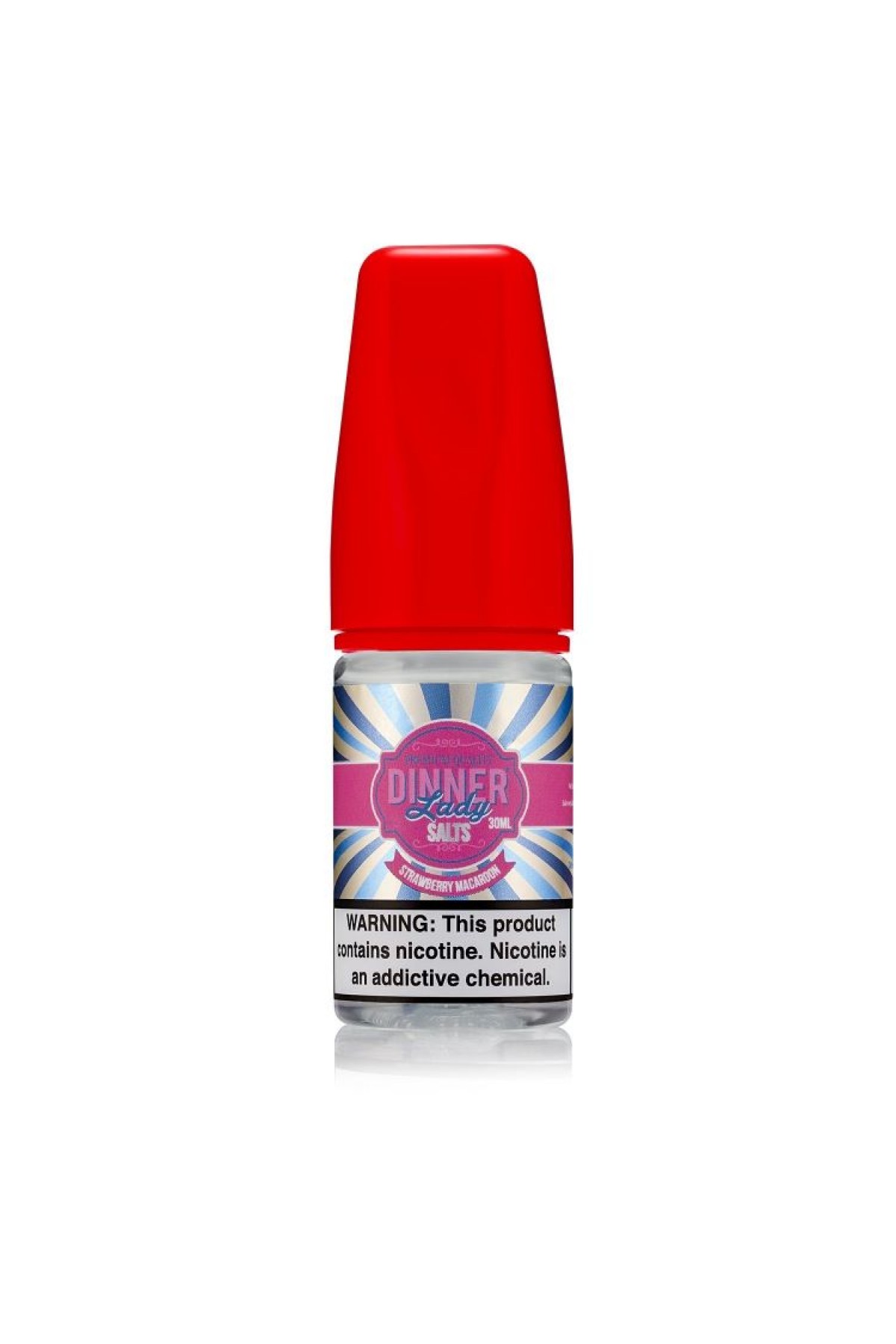 Dinner Lady Strawberry Macaroon Salt Likit 30ML (Çilekli Makaron)