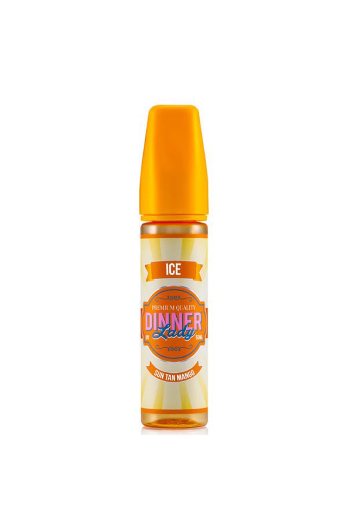 Dinner Lady Sun Tan Mango Ice Premium Likit 60ML (Buz, Mango, Muz)