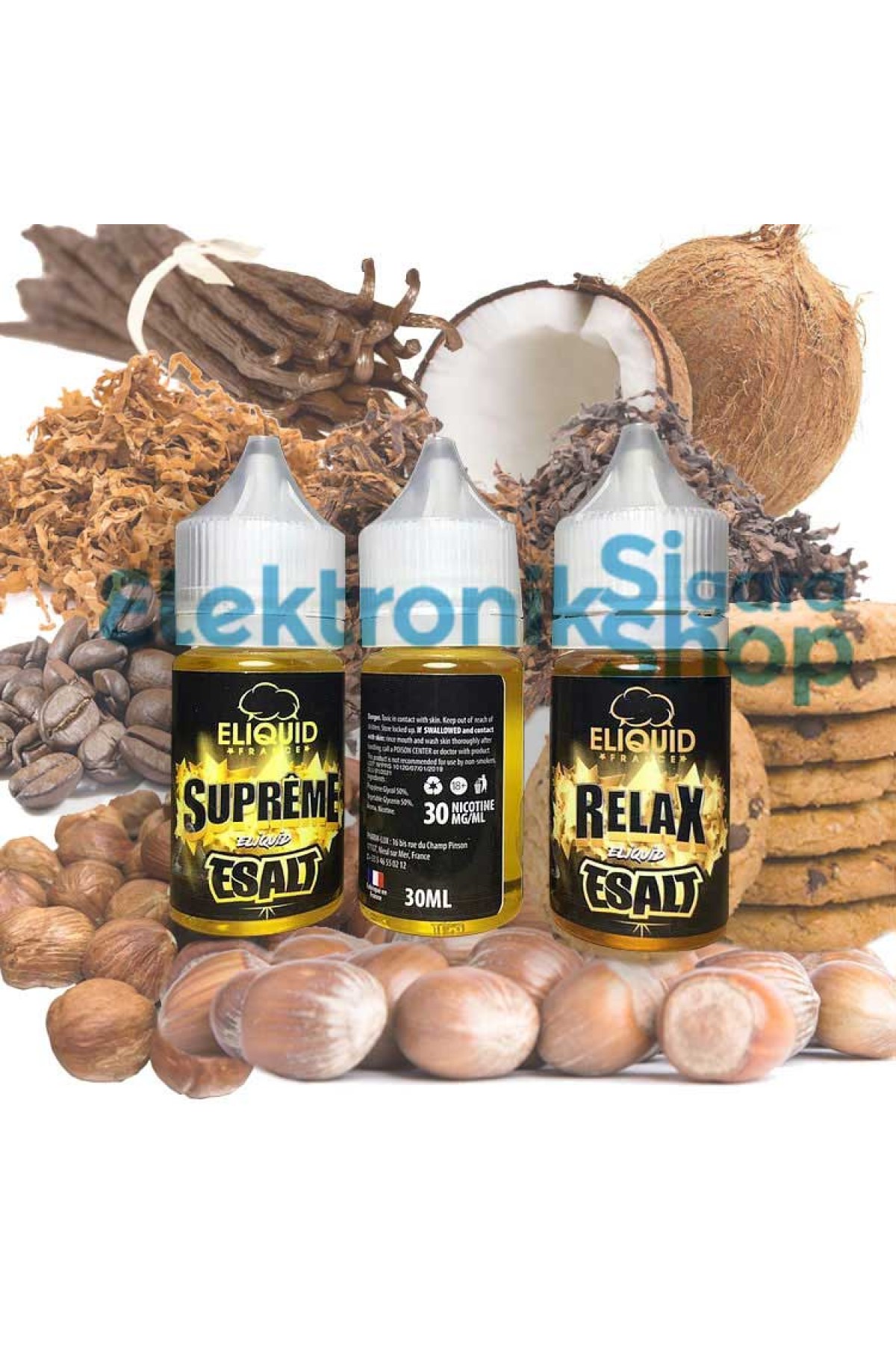 Eliquid France Relax Salt Likit 30ML (Kahve, Vanilya) Eliquid France Relax Salt Likit 30ML (Kahve, Vanilya)