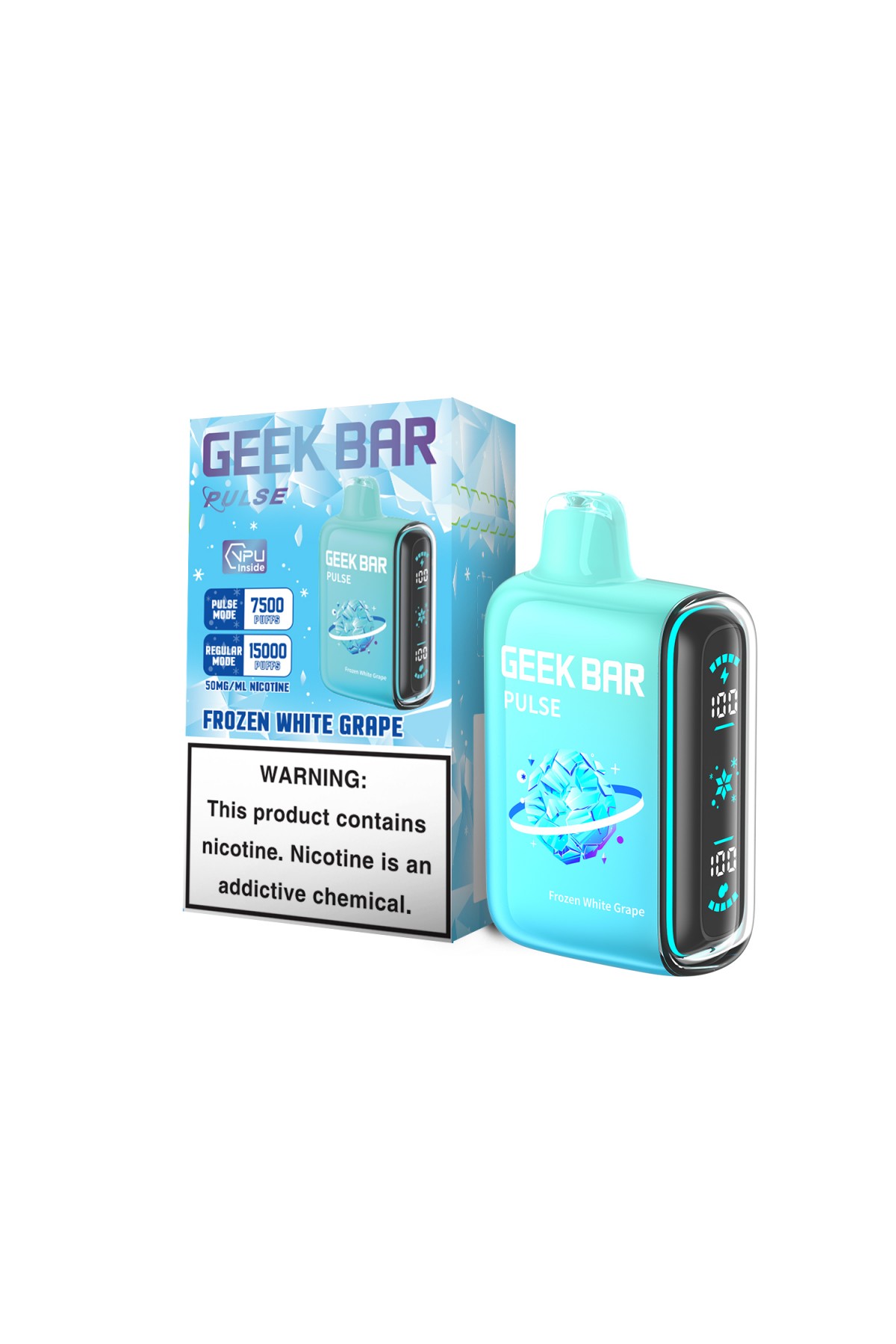 GeekBar Frozen White Grape Pulse 15000 GeekBar Frozen White Grape Pulse 15000