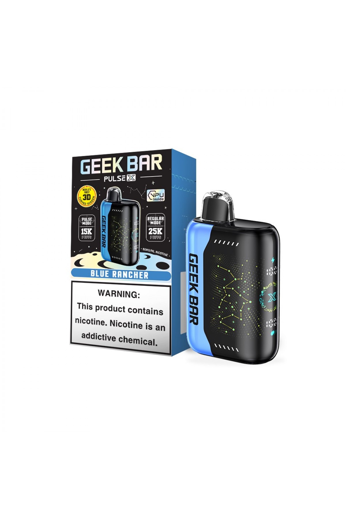 GeekBar Blue Rancher - Pulse X 25000 GeekBar Blue Rancher - Pulse X 25000