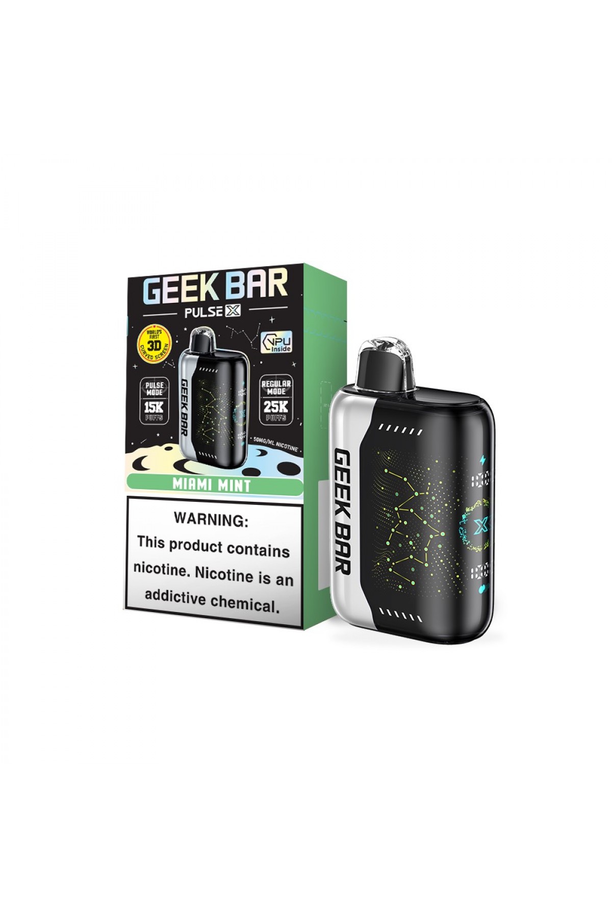 GeekBar Miami Mint - Pulse X 25000 GeekBar Miami Mint - Pulse X 25000