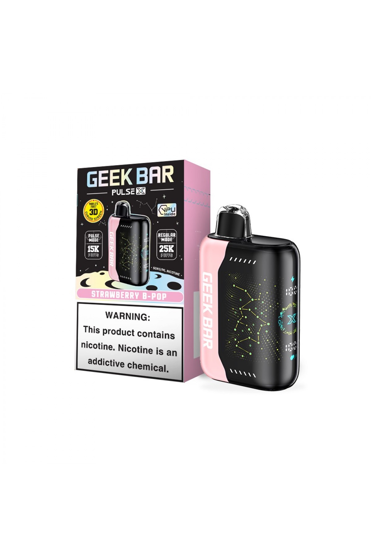 GeekBar Strawberry B-PoP - Pulse X 25000 GeekBar Strawberry B-PoP - Pulse X 25000