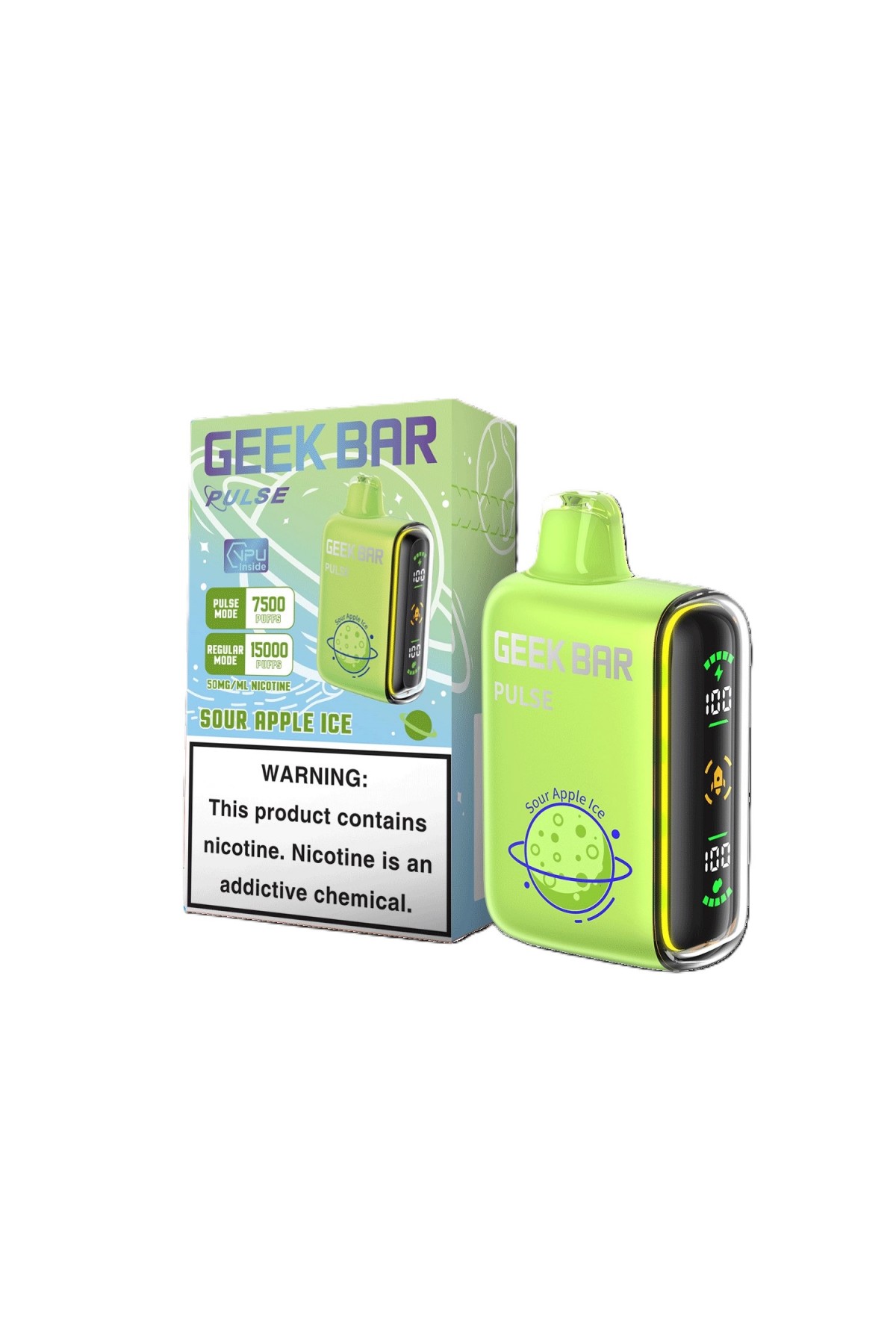 GeekBar Sour Apple Ice Pulse 15000 GeekBar Sour Apple Ice Pulse 15000