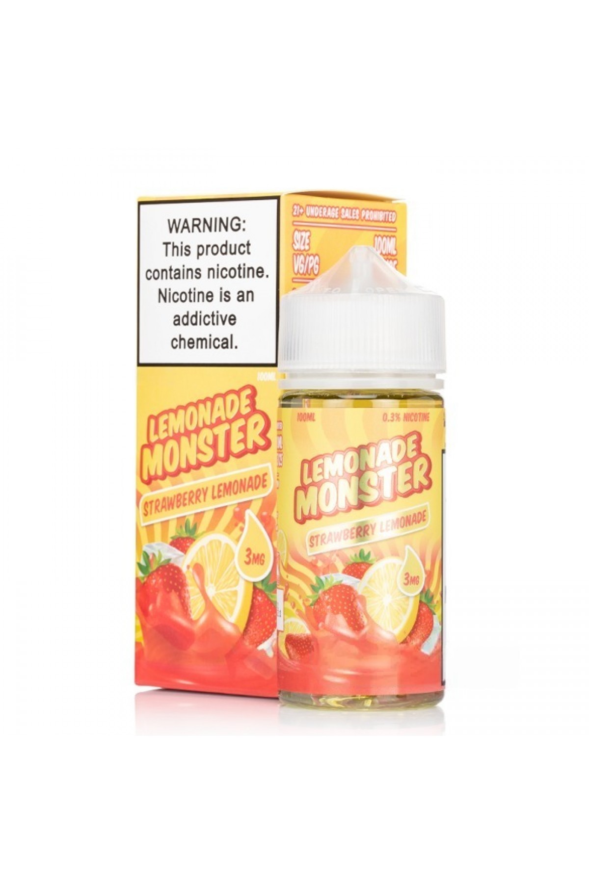 Jam Monster - Lemonade Monster Strawberry Lemonade 100ML (Limon, Çilek, Limonata) Jam Monster - Lemonade Monster Strawberry Lemonade 100ML (Limon, Çilek, Limonata)