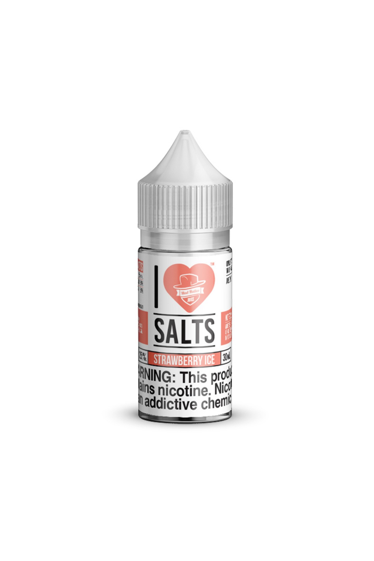 I Love Salts Strawberry ICE Salt Likit 30ML (Çilek, Mentol) I Love Salts Strawberry ICE Salt Likit 30ML (Çilek, Mentol)