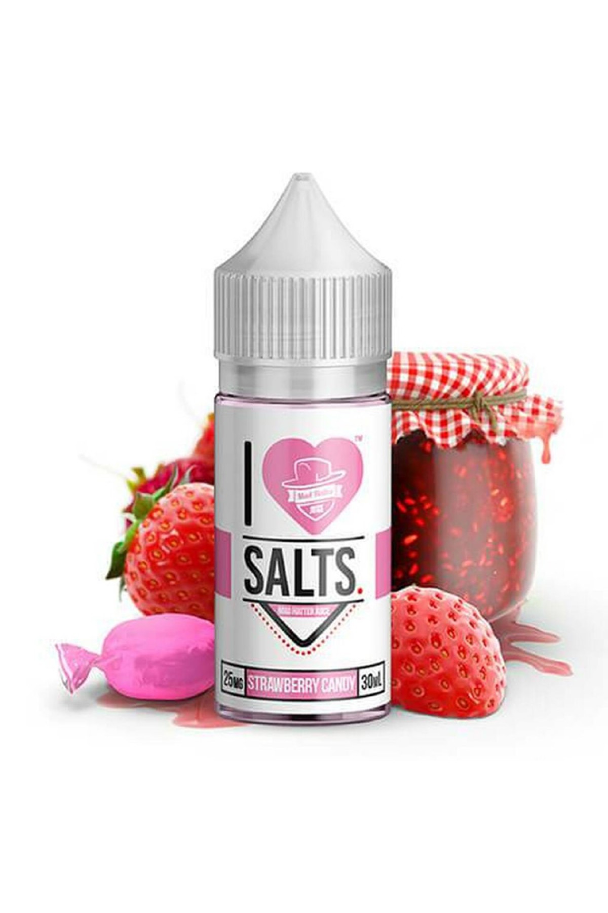 I Love Salts Sweet Strawberry Salt Likit 30ML (Şeker, Çilek)