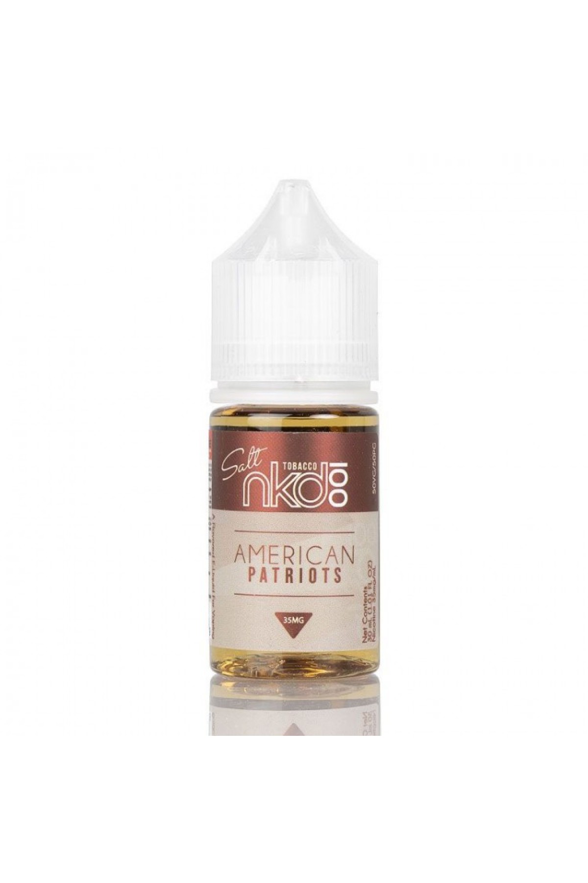 Naked 100 Salt American Patriots Salt Likit 30ML (Klasik Amerika Tütünü)