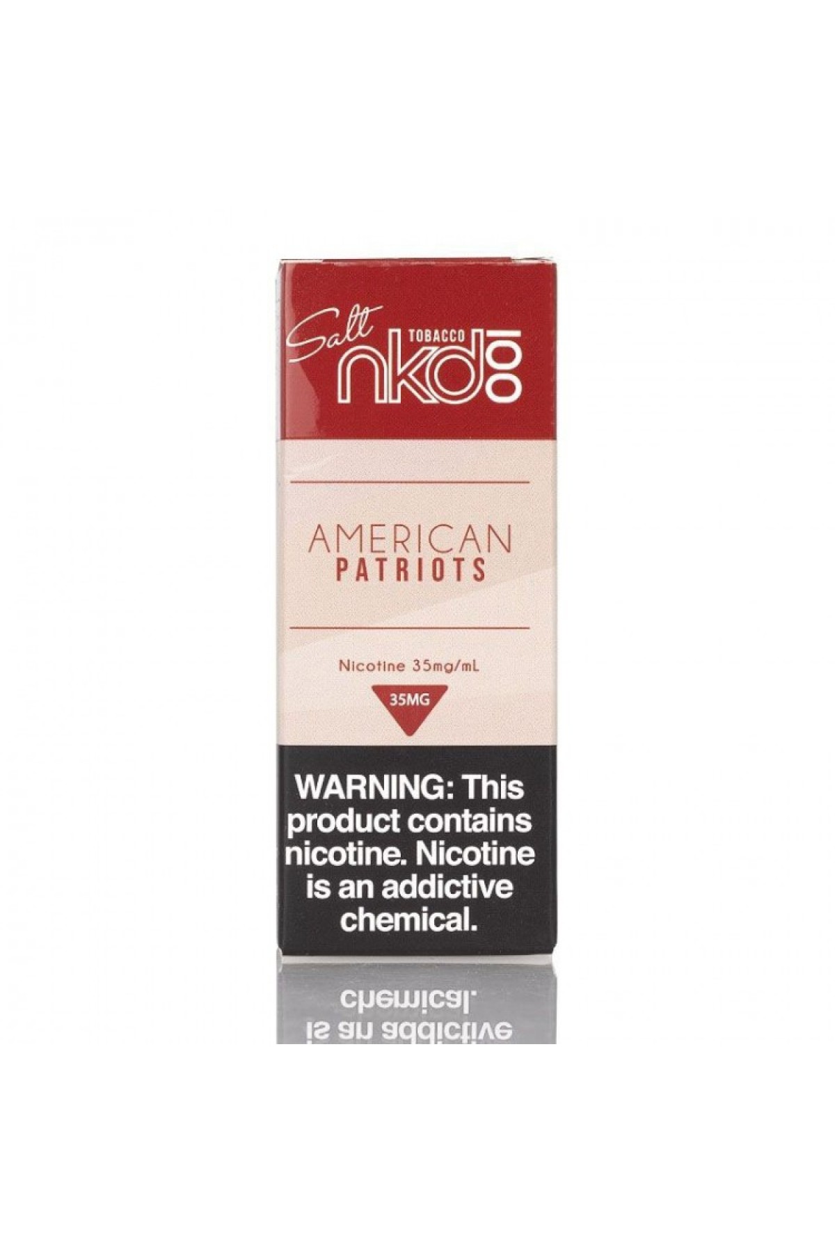 Naked 100 Salt American Patriots Salt Likit 30ML (Klasik Amerika Tütünü)