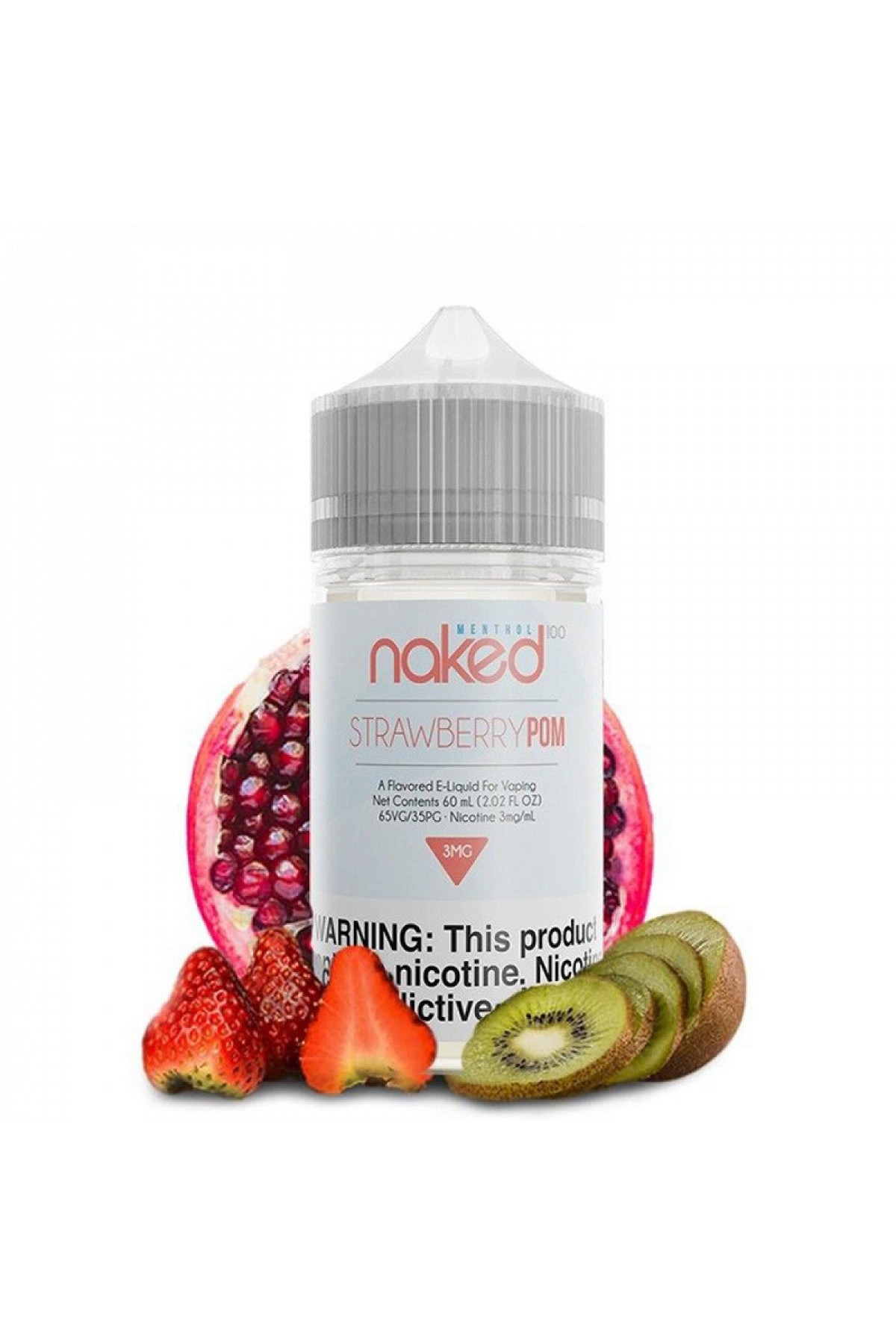 Naked 100 Strawberry Pom Premium Likit (60ML) Naked 100 Strawberry Pom Premium Likit (60ML)