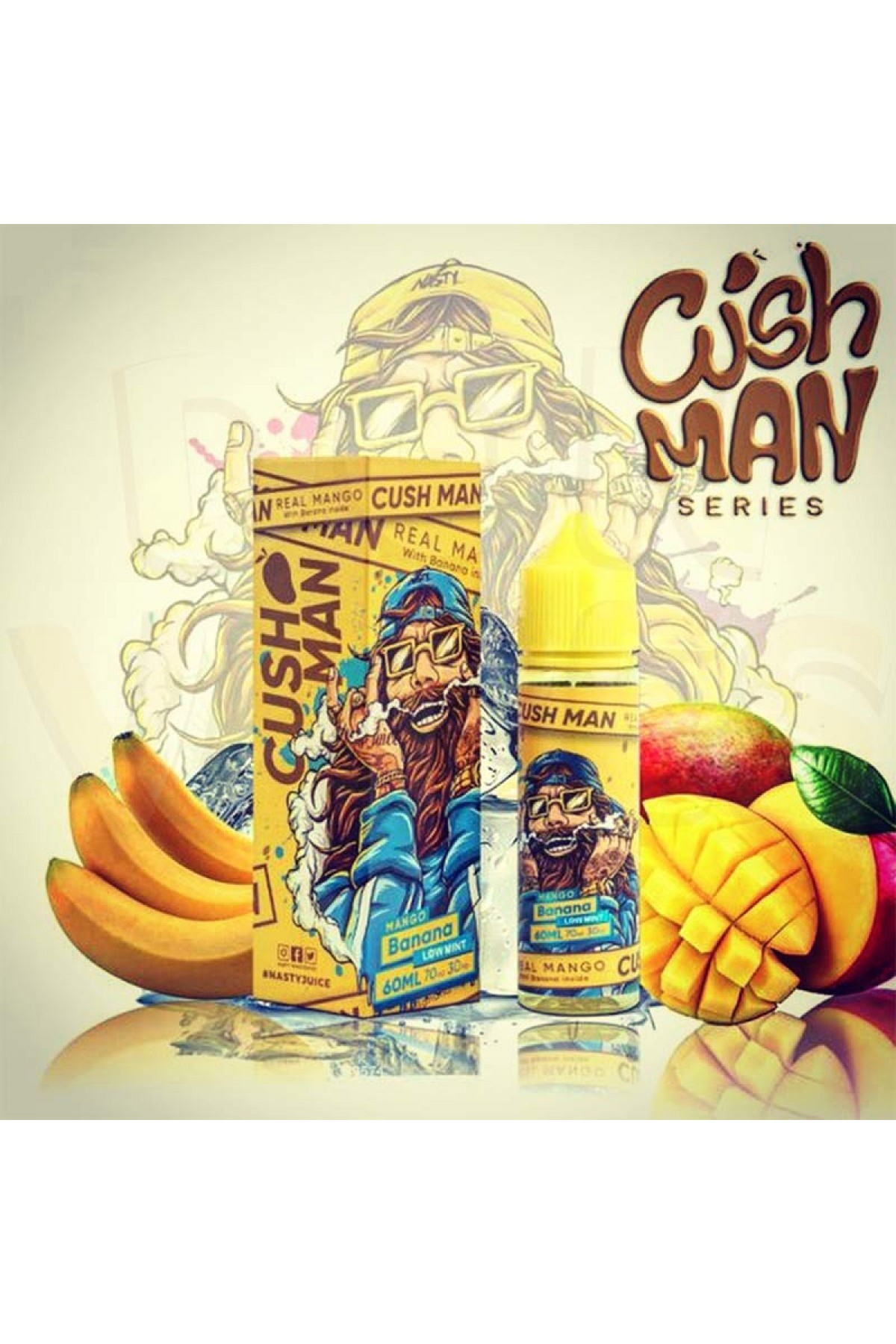 Nasty Juice Cushman Series Mango Banana Likit (60ML) Nasty Juice Cushman Series Mango Banana Likit (60ML)