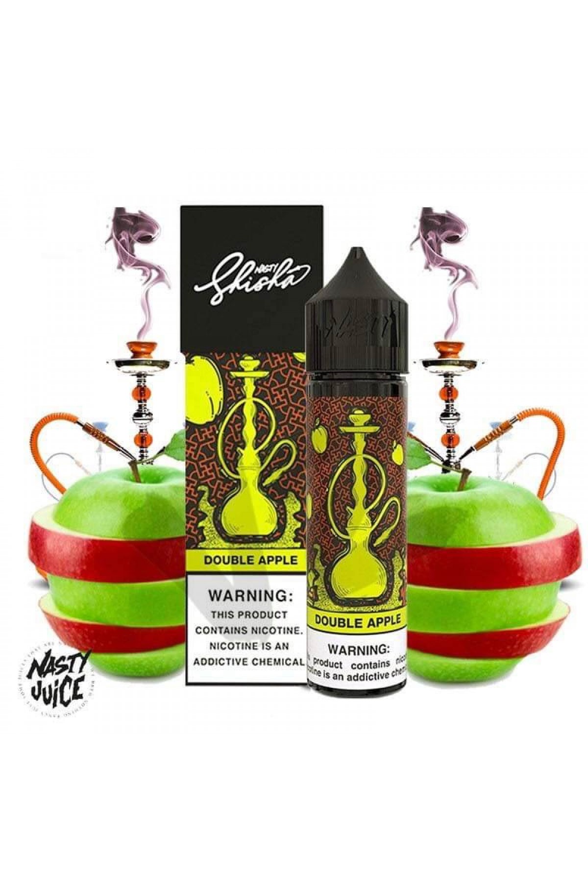 Nasty Juice Shisha Series Double Apple Premium Likit 60ML (Elma) Nasty Juice Shisha Series Double Apple Premium Likit 60ML (Elma)
