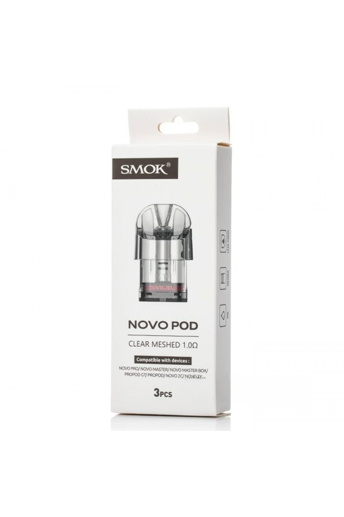 Smok Novo Pod Clear - Novo Yedek Kartuş 3ML (3 Adet)