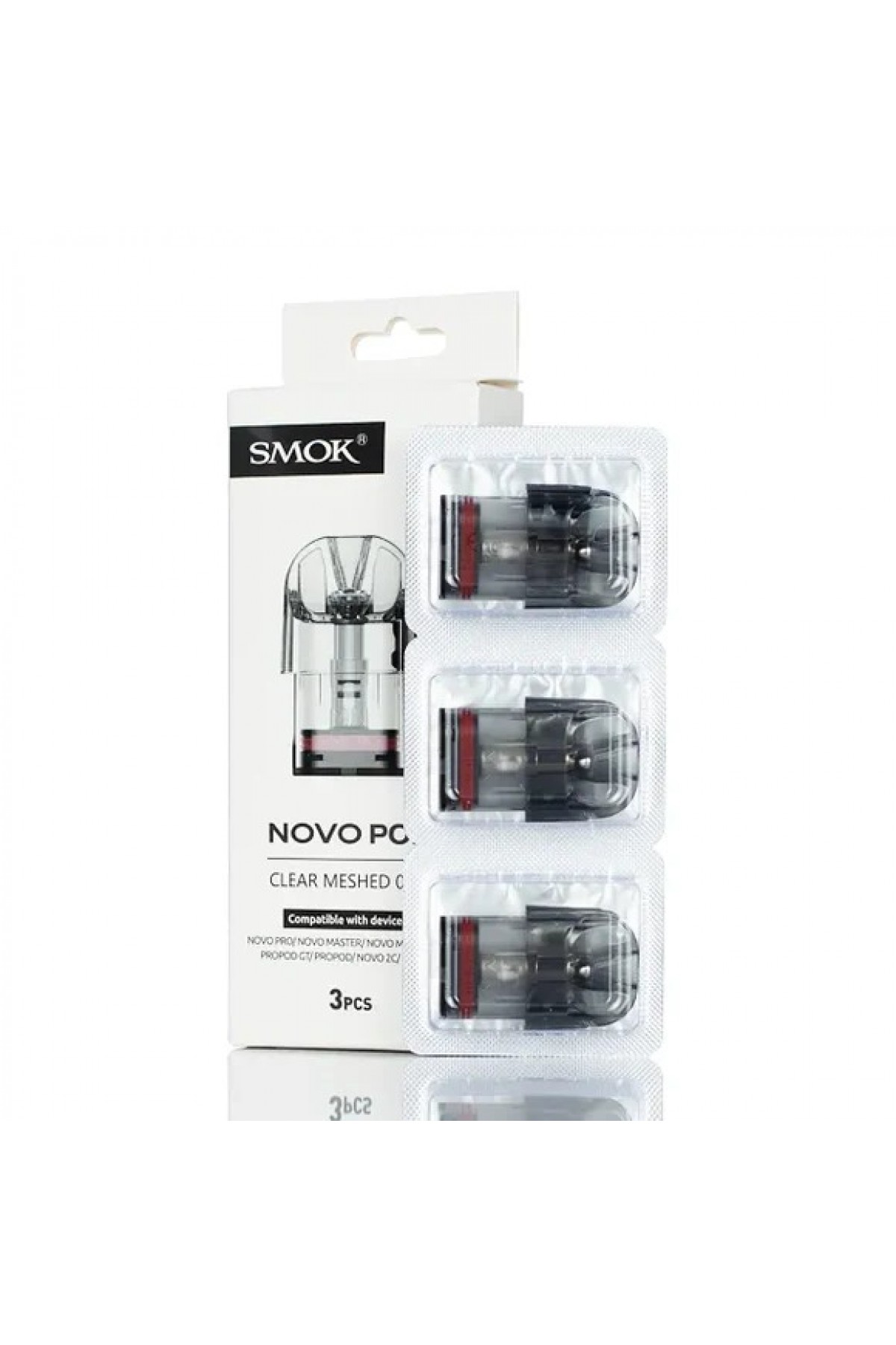 Smok Novo Pod Clear - Novo Yedek Kartuş 3ML (3 Adet)