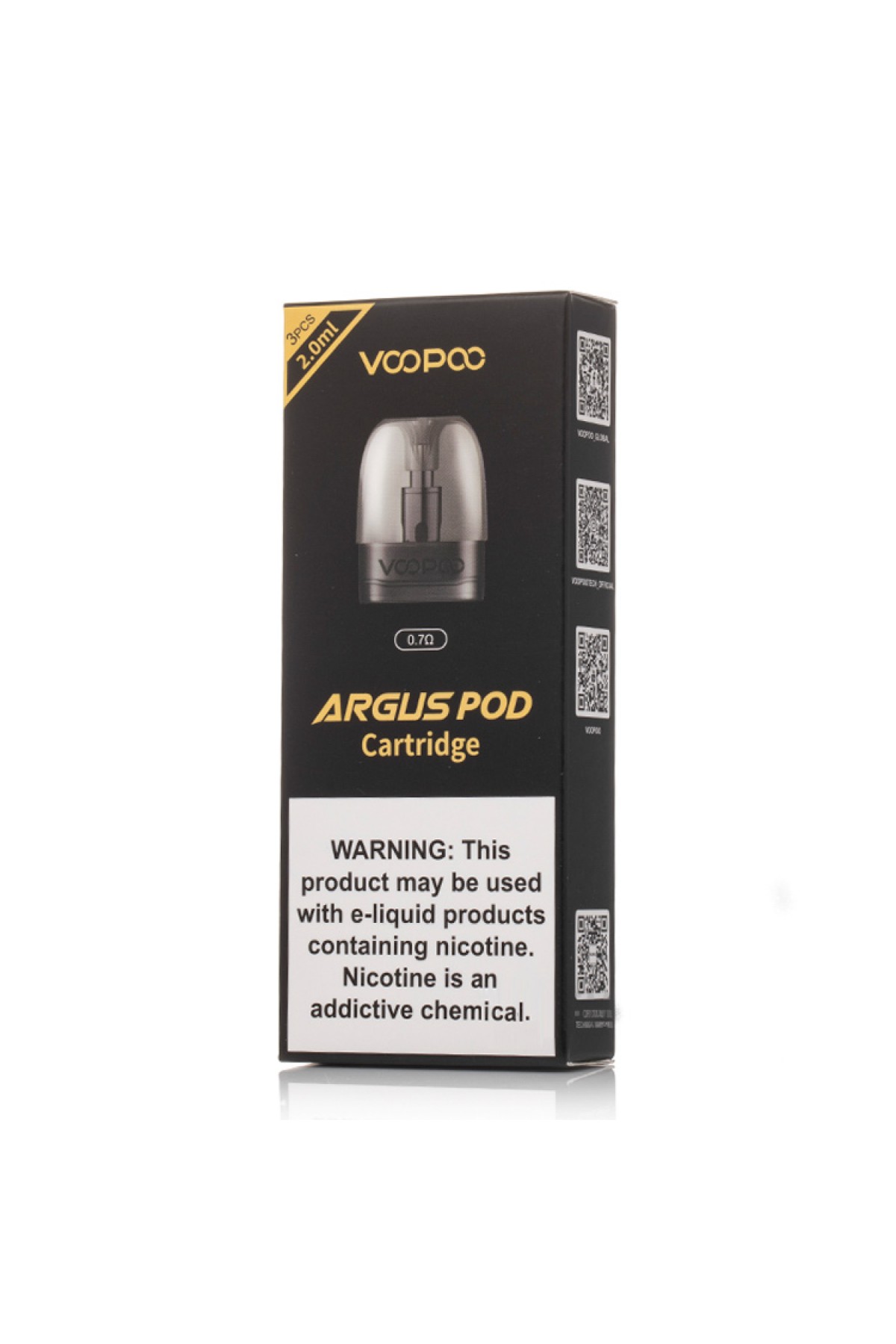 Voopoo Argus 3ML Yedek Kartuş (3 Adet) Voopoo Argus 3ML Yedek Kartuş (3 Adet)