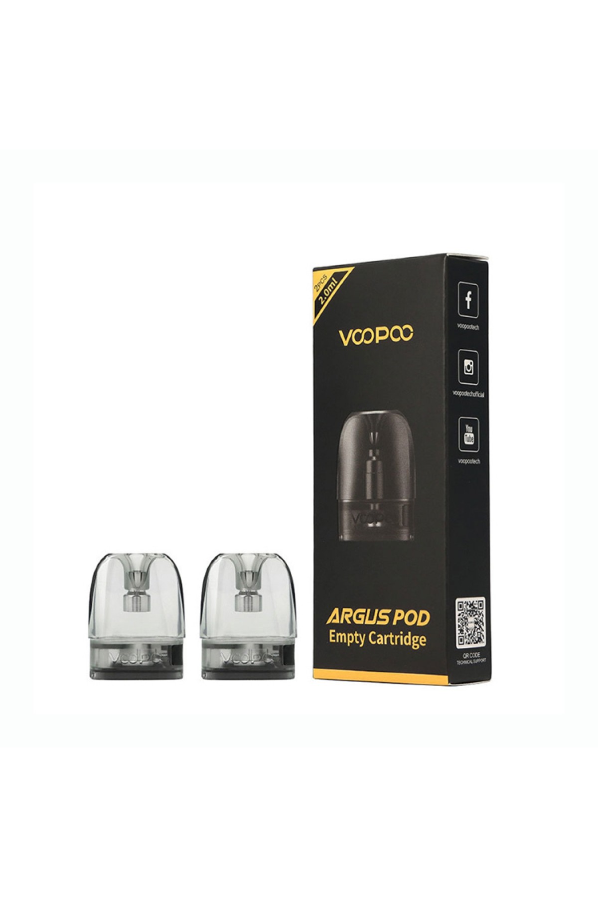 Voopoo Argus Yedek Boş Kartuş (2 Adet) Voopoo Argus Yedek Boş Kartuş (2 Adet)