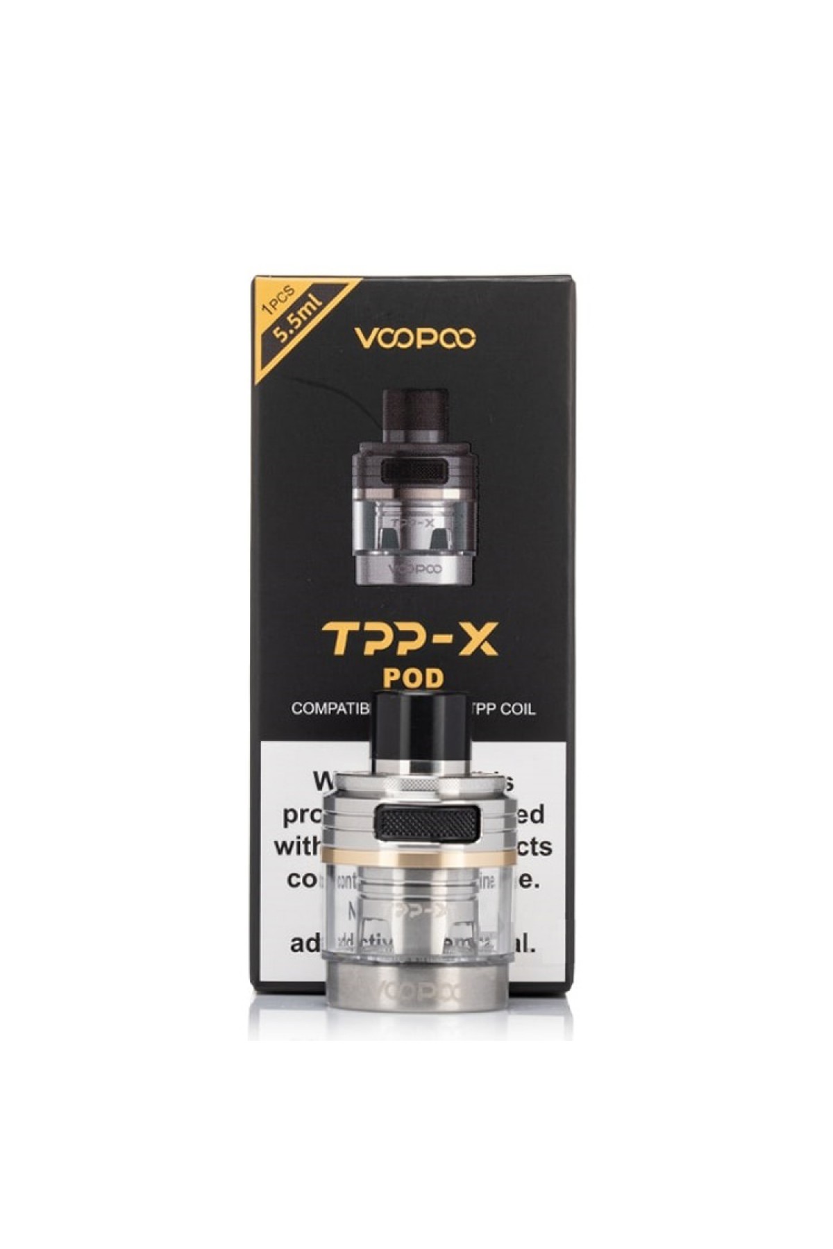 Voopoo TPP-X Pod Tank 5.5 mL (DRAG X PRO / DRAG S PRO) Voopoo TPP-X Pod Tank 5.5 mL (DRAG X PRO / DRAG S PRO)