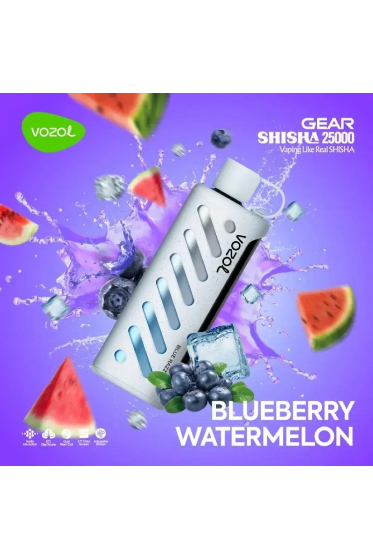 VOZOL GEAR 25000 - Blueberry Watermelon VOZOL GEAR 25000 - Blueberry Watermelon