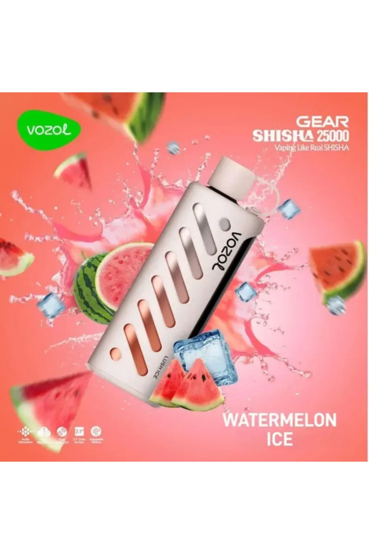 VOZOL GEAR 25000 - Watermelon Ice VOZOL GEAR 25000 - Watermelon Ice