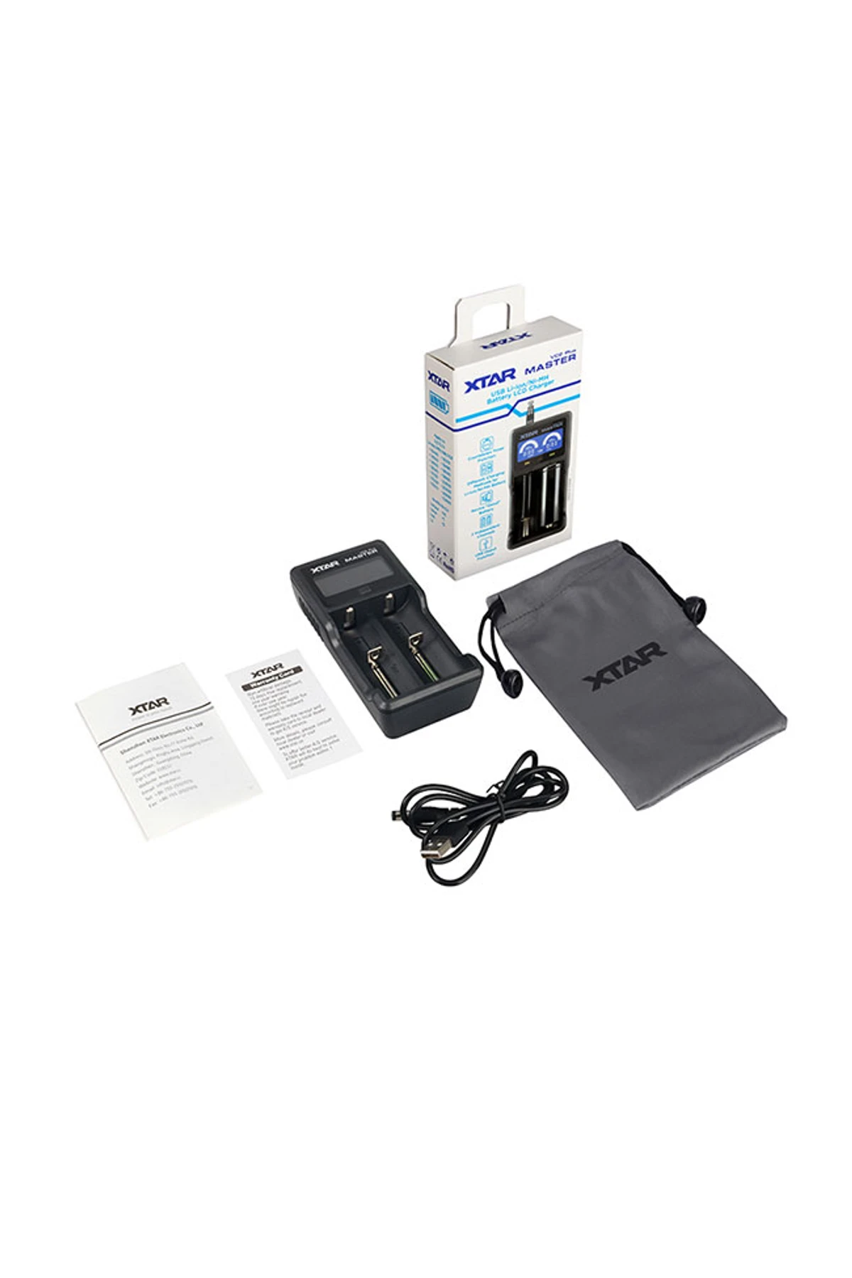 Xtar VC2 Universal Plus Master Li-ion Şarj Cihazı