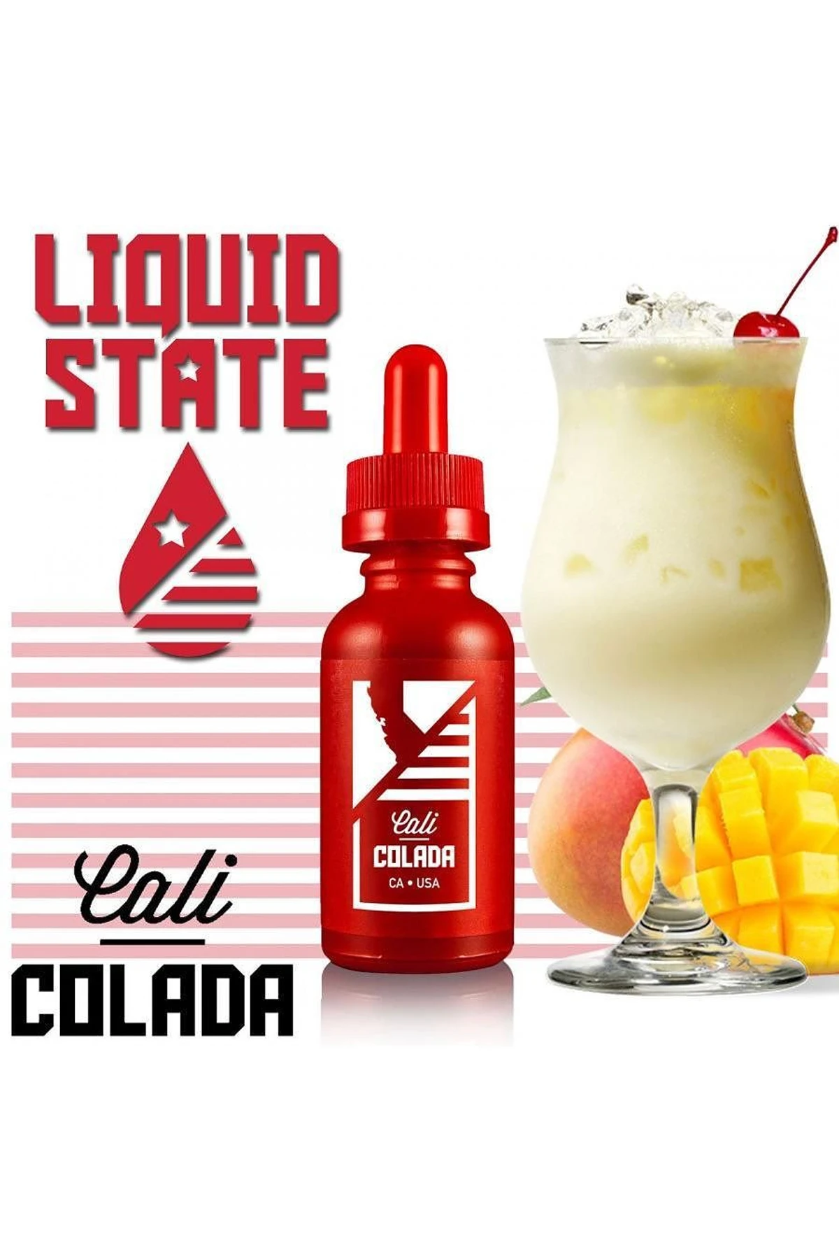 Liquid State - Cali Colada Premium Elektronik Sigara Likiti (60 ml)